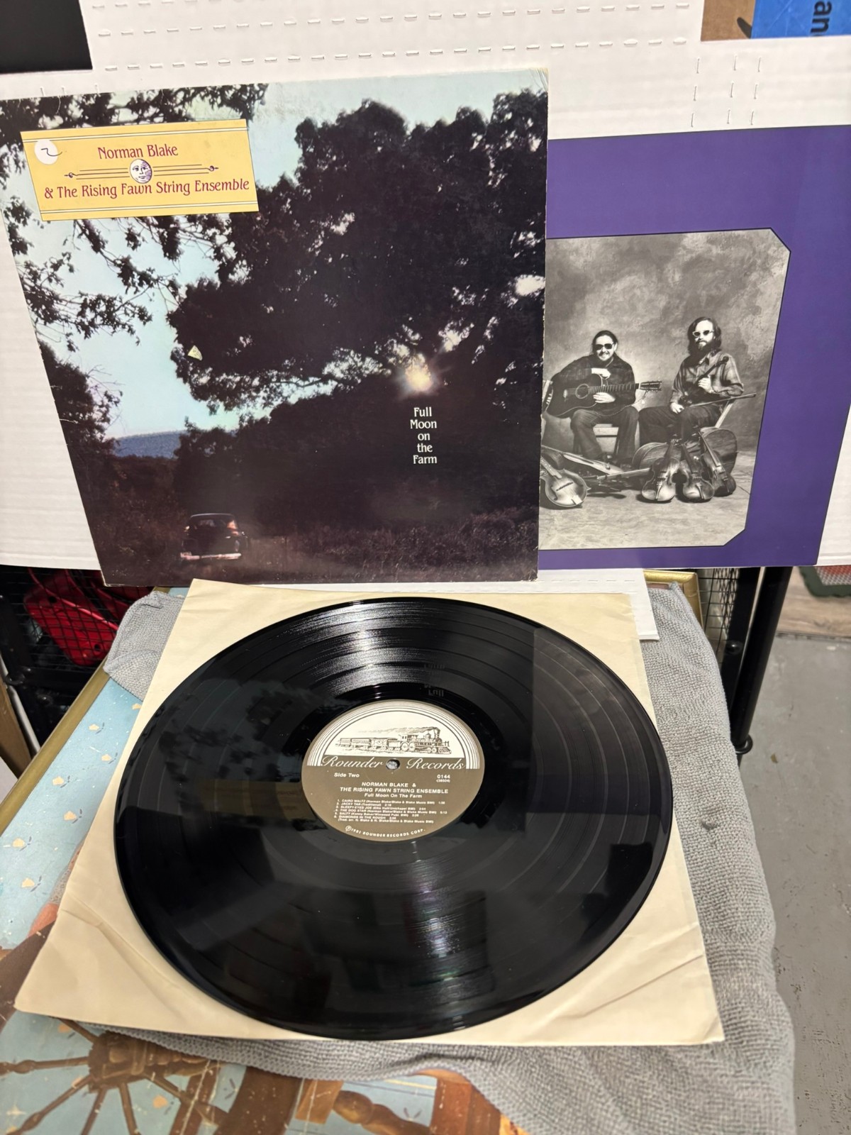 NORMAN BLAKE Rising Fawn String Ensemble LP Vinyl Full Moon On The Farm NM