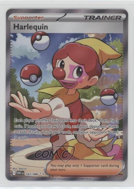 Harlequin Ultra Rare Pokemon White Flare WHT #163