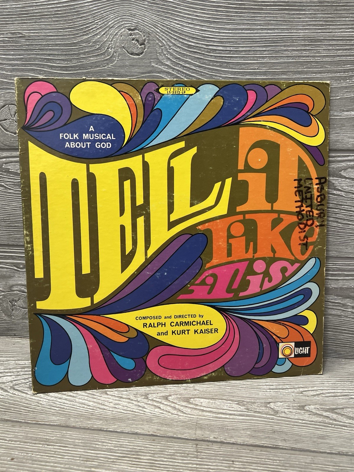 Tell It Like It Is A Folk Musical About God Vintage Vinyl Record LP UNTESTED
