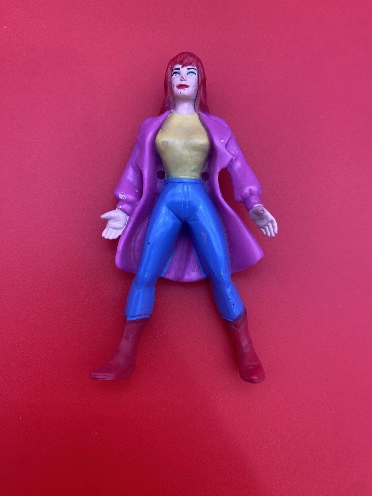 Modellino Spider-Man Mary Jane Watson 3,25" PVC - Vintage 1995 Marvel