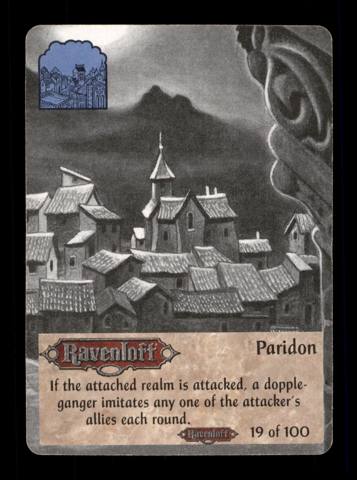 Paridon 19 di 100 Spellfire Master OF Magic Ravencroft TC CC
