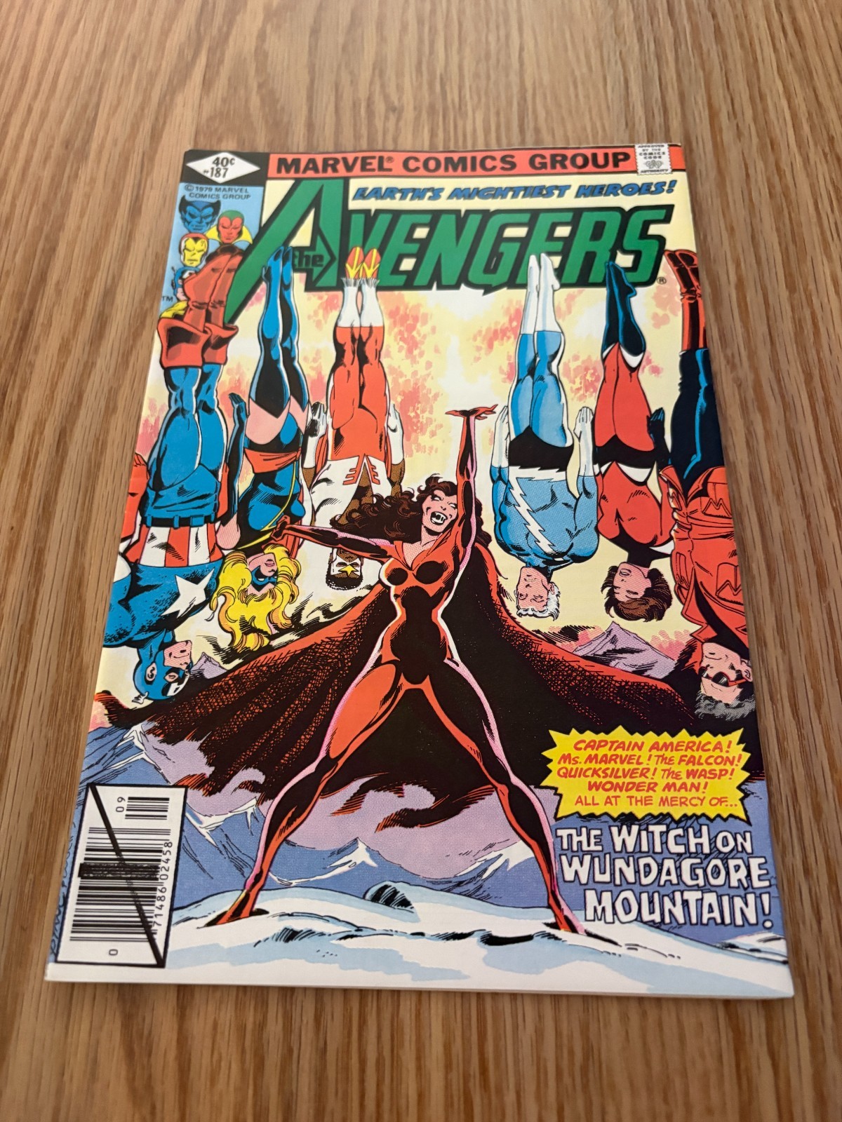 Avengers 187 VF/NM 9.0 High Grade Iron Man Capitan America Thor Doomsday