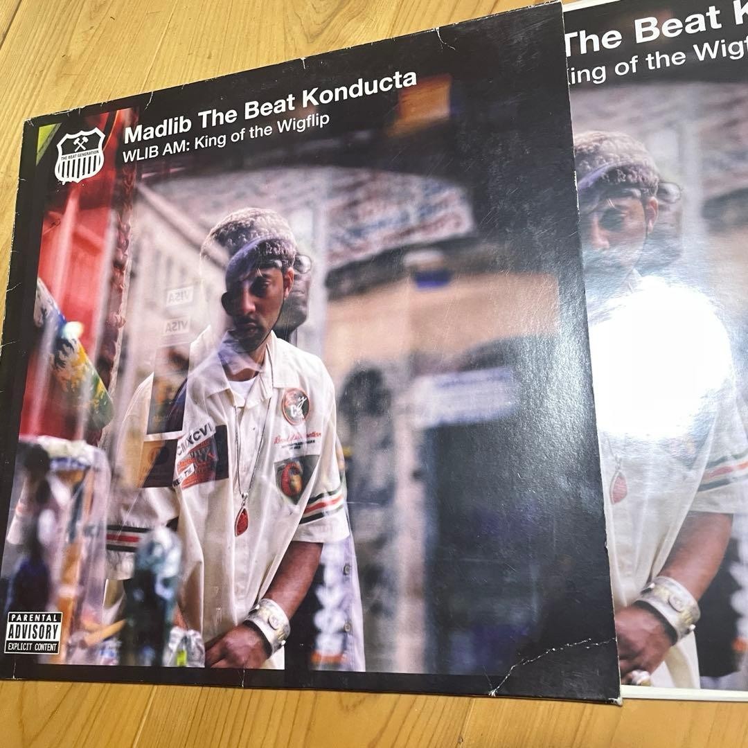 MADLIB The Beat Konducta 2LP Record + scratches on jacket, used; no needle jump