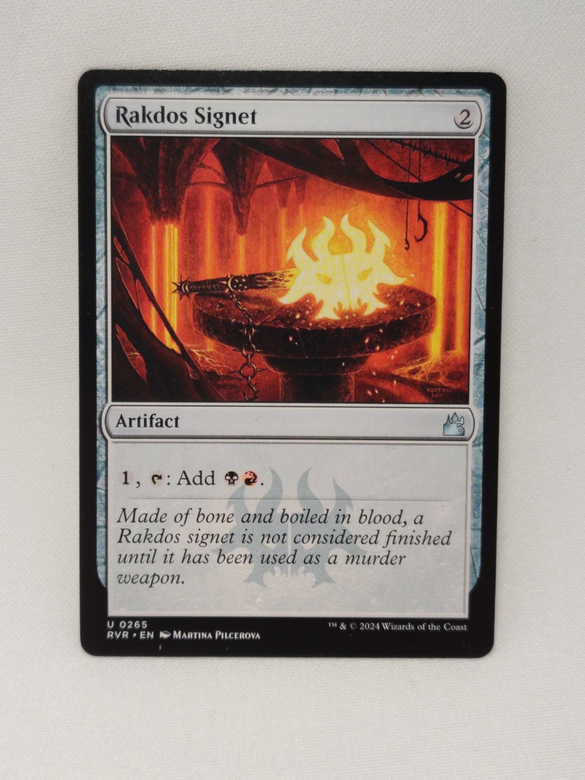 MTG Rakdos Signet quasi nuovo - Ravnica rimasterizzata come nuova - non comune - normale