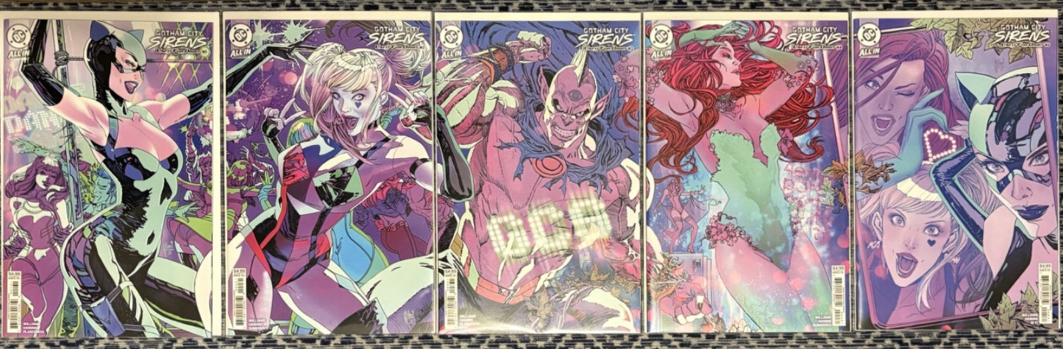 GOTHAM CITY SIRENS #1 2 3 4 5 🔥Non adatto per set varianti di collegamento orbitale💥 DC