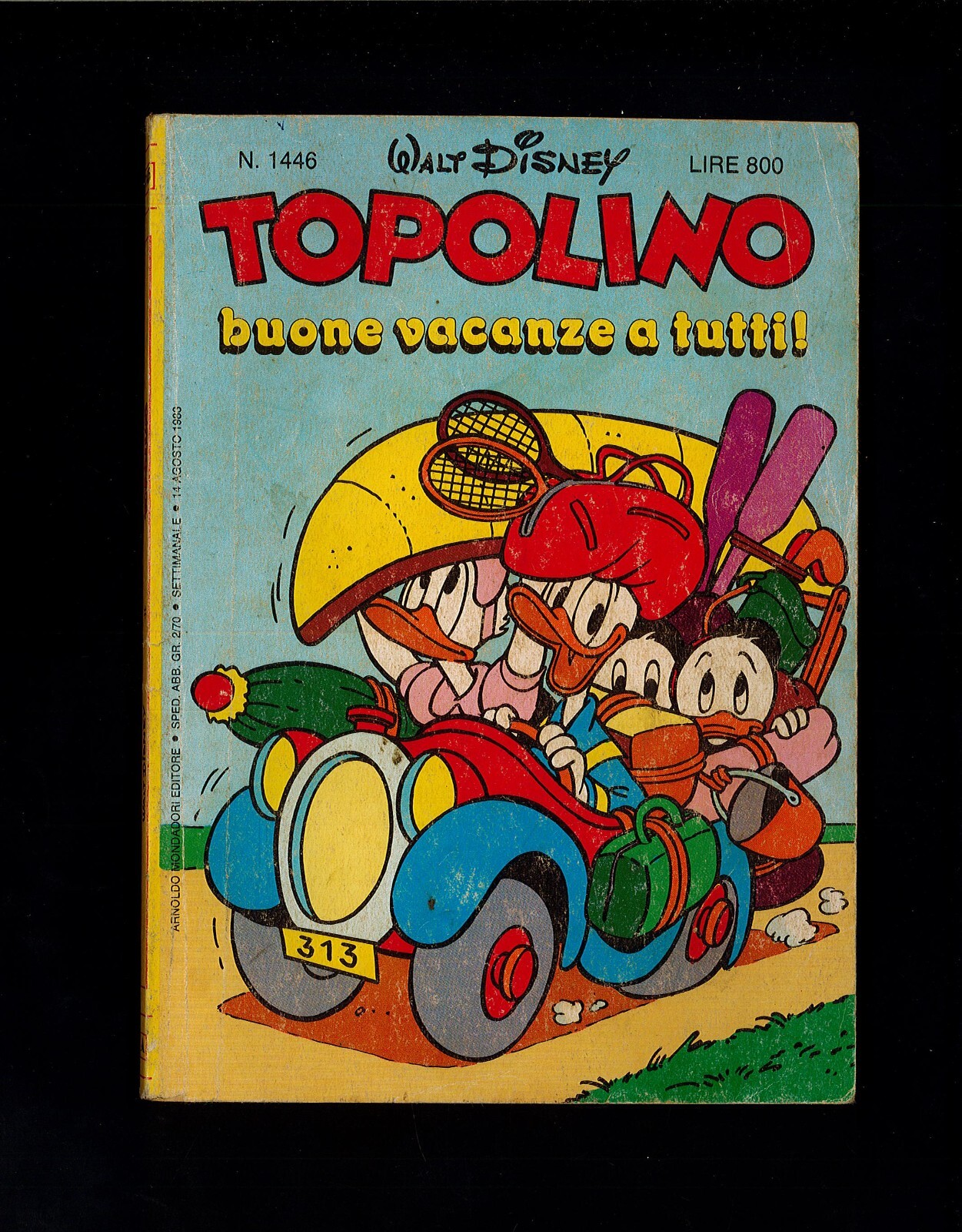 Topolino Libretto n.1446 del 14 agosto 1983 Ottimo! W.Disney Italia ▓