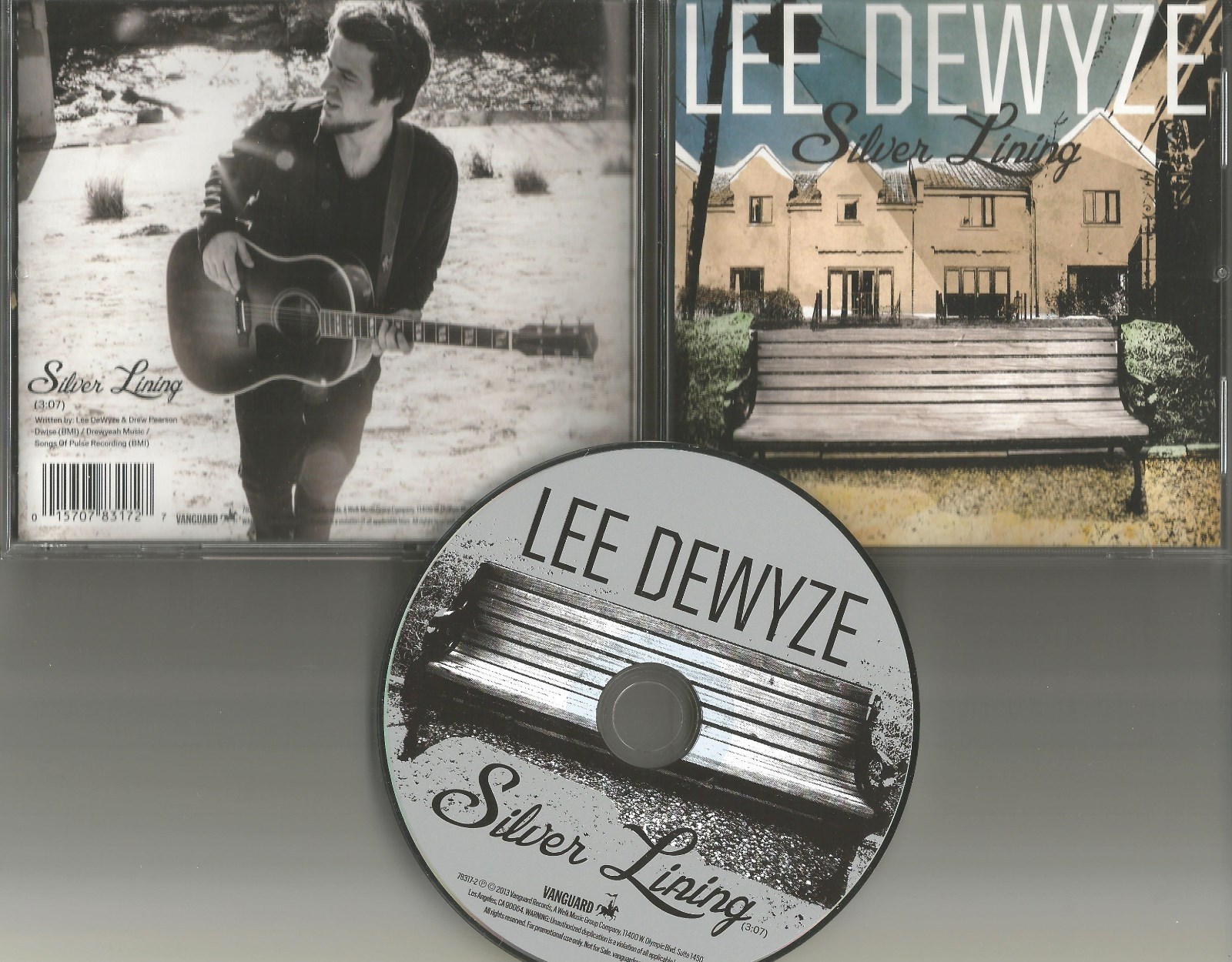 American idol LEE DEWYZE Silver Lining PROMO Radio DJ CD single 2013 MINT USA