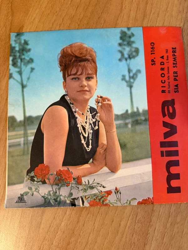 Vinile 45 Giri Milva – Ricorda / Sia Per Sempre (Sanremo 1963 - Morricone - Cetra SP 1160)