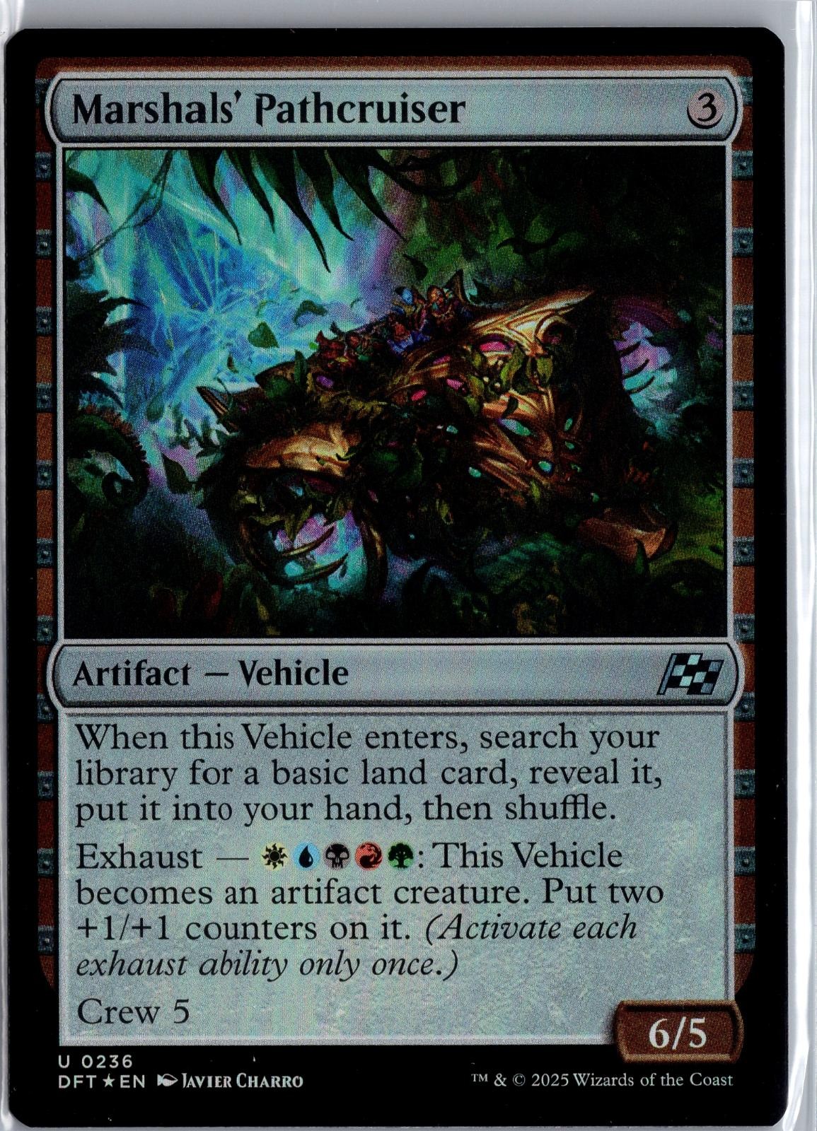 Marshals' Pathcruiser 236 Uncommon Aetherdrift Magic: The Gathering Foil LP