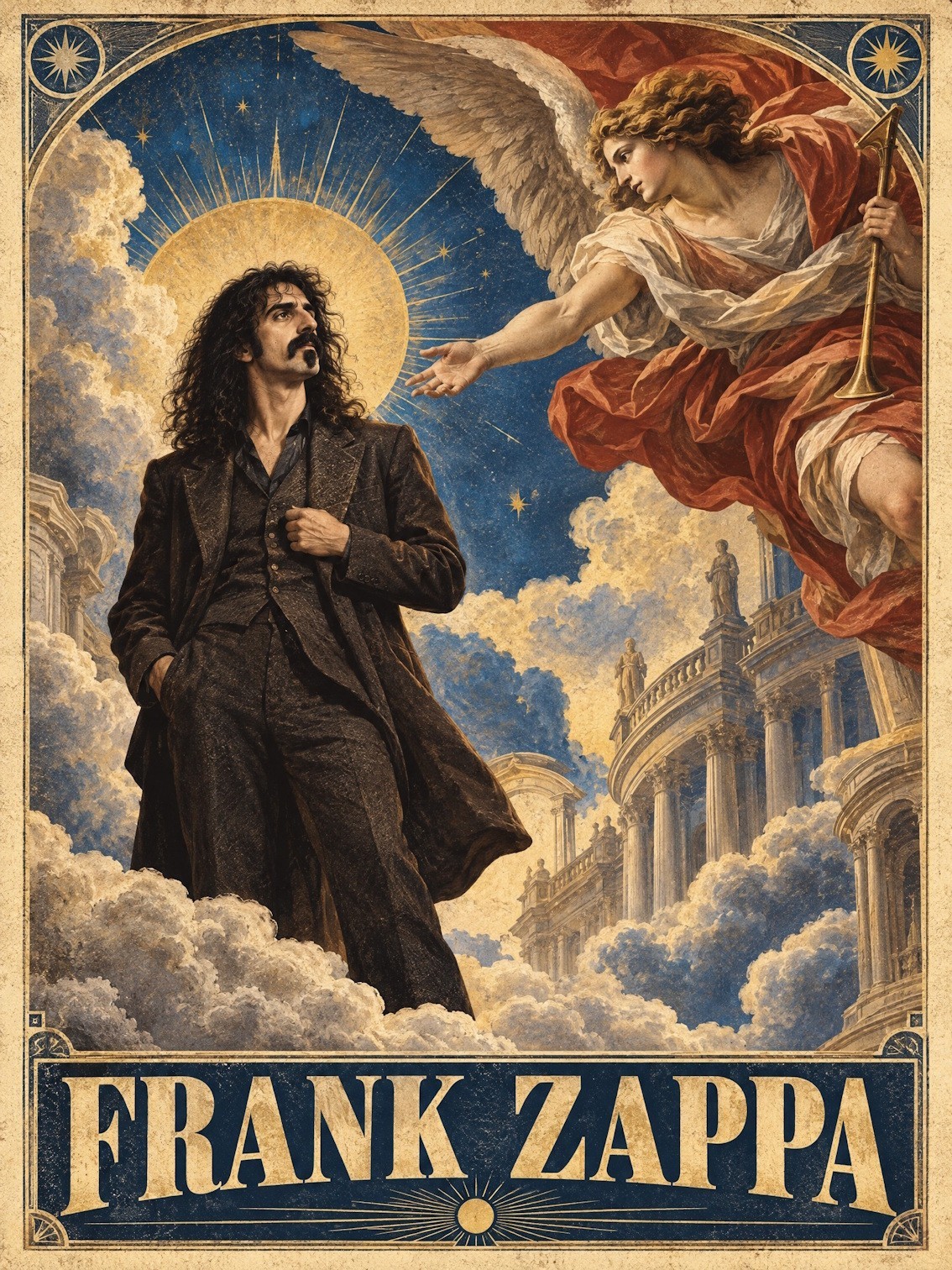 FRANK ZAPPA - anunciacion -  vintage collection - CARTEL CLASSIC 30X40