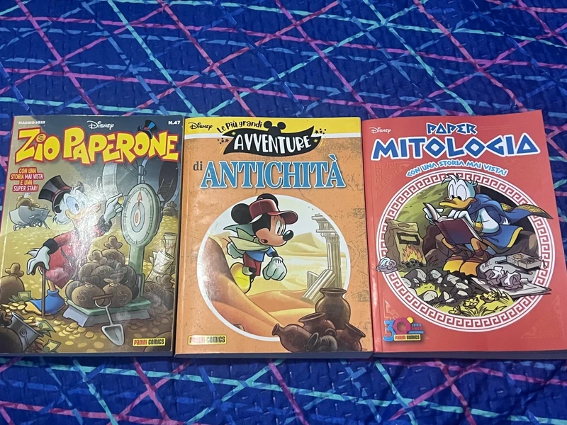 3 Libri topolino e paperino