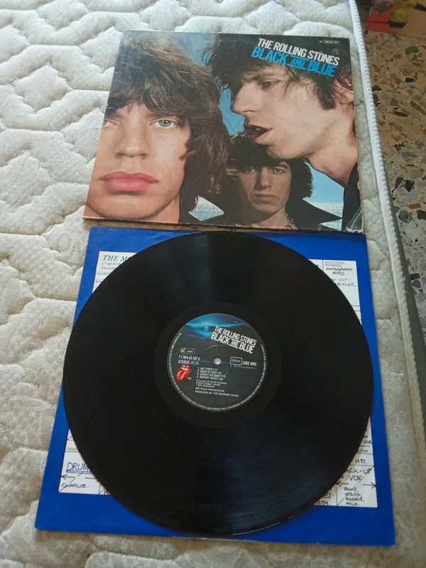 The rolling stones "black and blue" lp vinile stampa dell'epoca