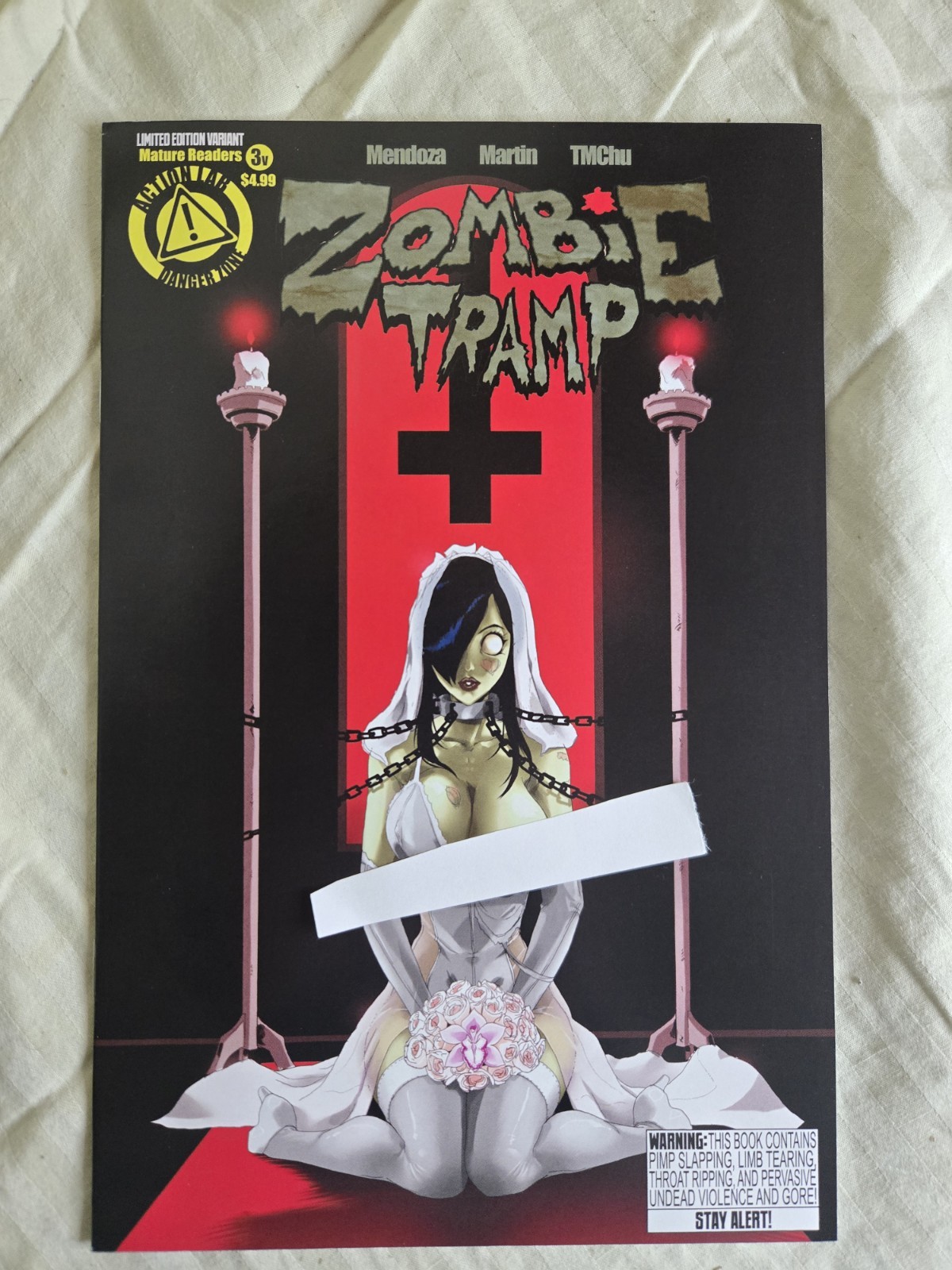 Zombie Tramp #3V  (Action Lab Entertainment 2014) Risque Cover