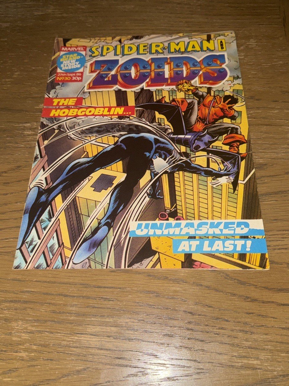 SPIDERMAN AND ZOIDS (1986) Vol 2 #30 - MARVEL UK Uk Art & Stories 