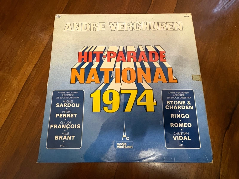 Vinyle 33t André Verchuren Hit parade national 1974