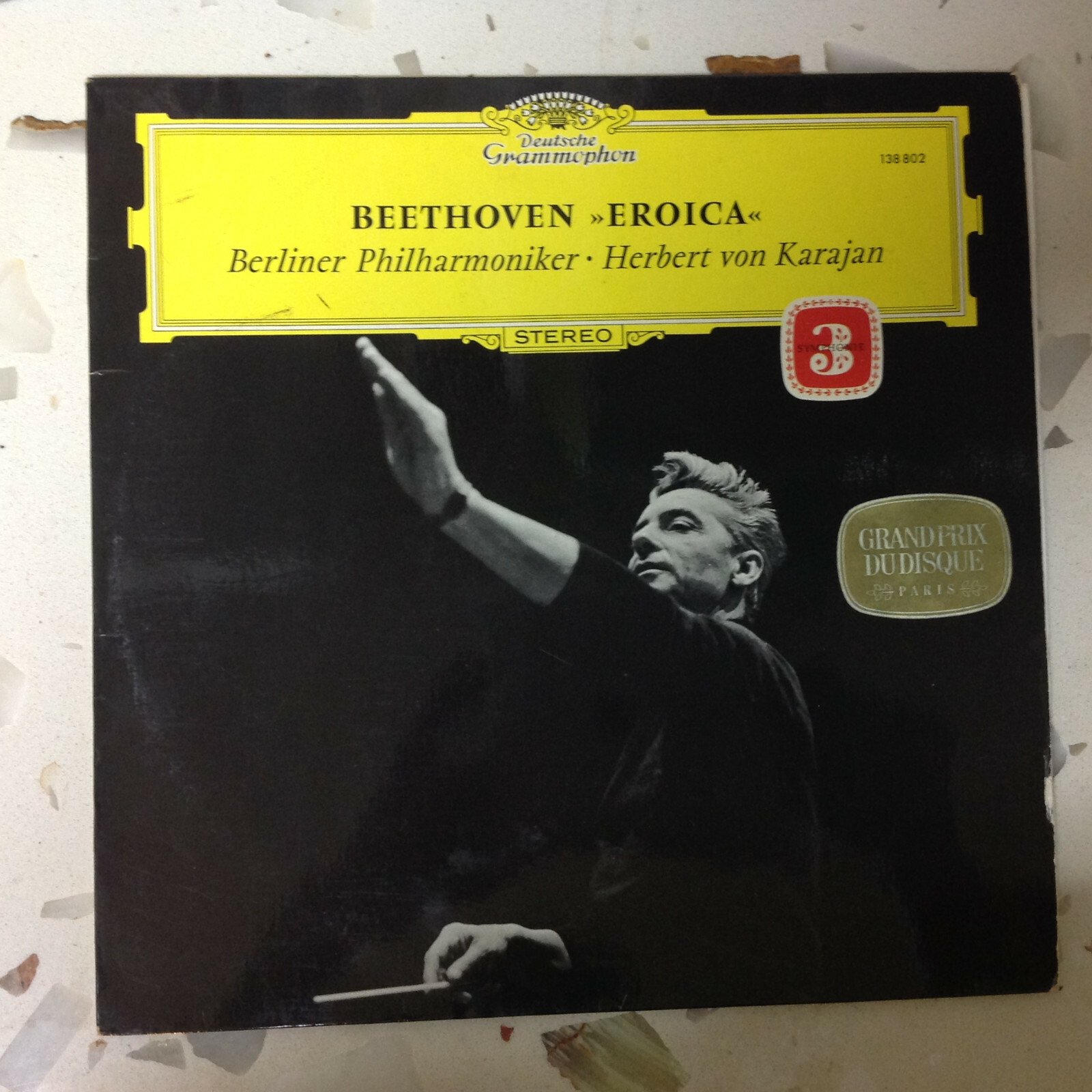 Beethoven Symphony 3 EROICA DG 138 802 GERMANY LP von KARAJAN