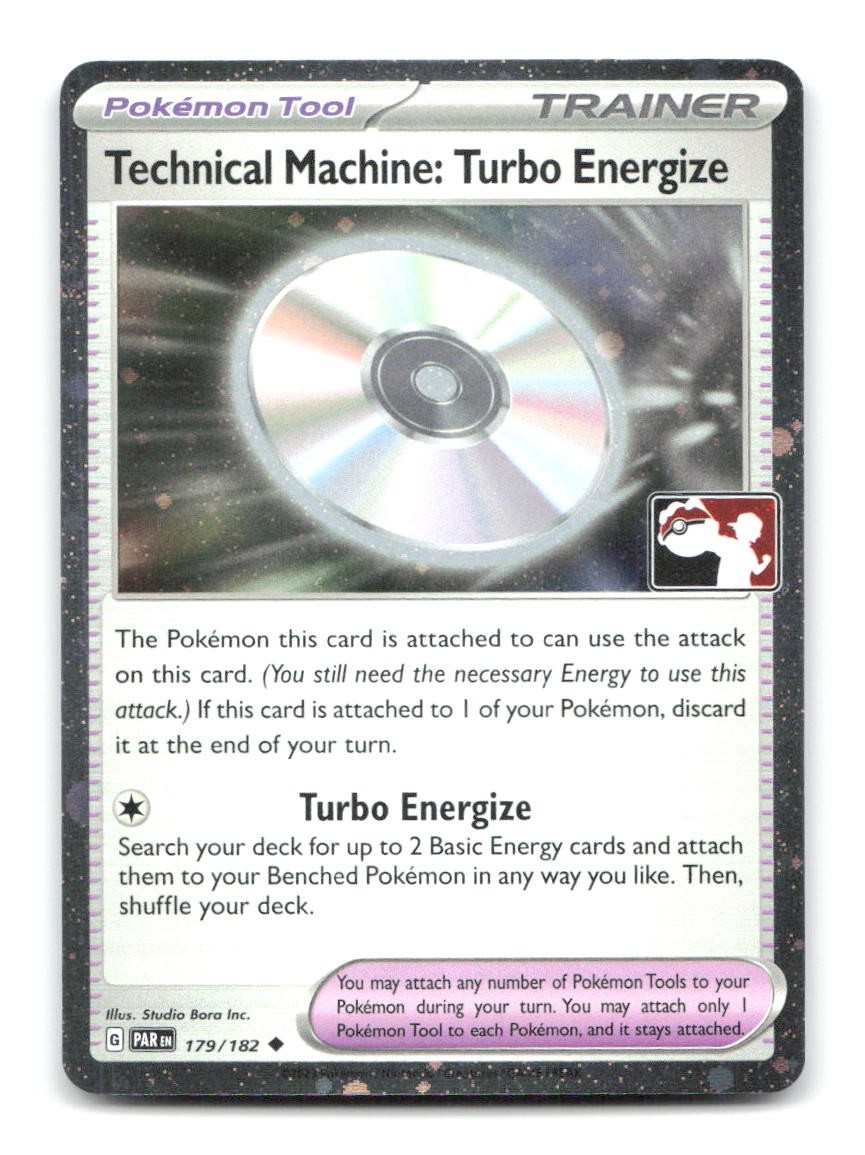 Technical Machine: Turbo Energize 179/182 Holo Prize Pack Series Card Pokemon NM