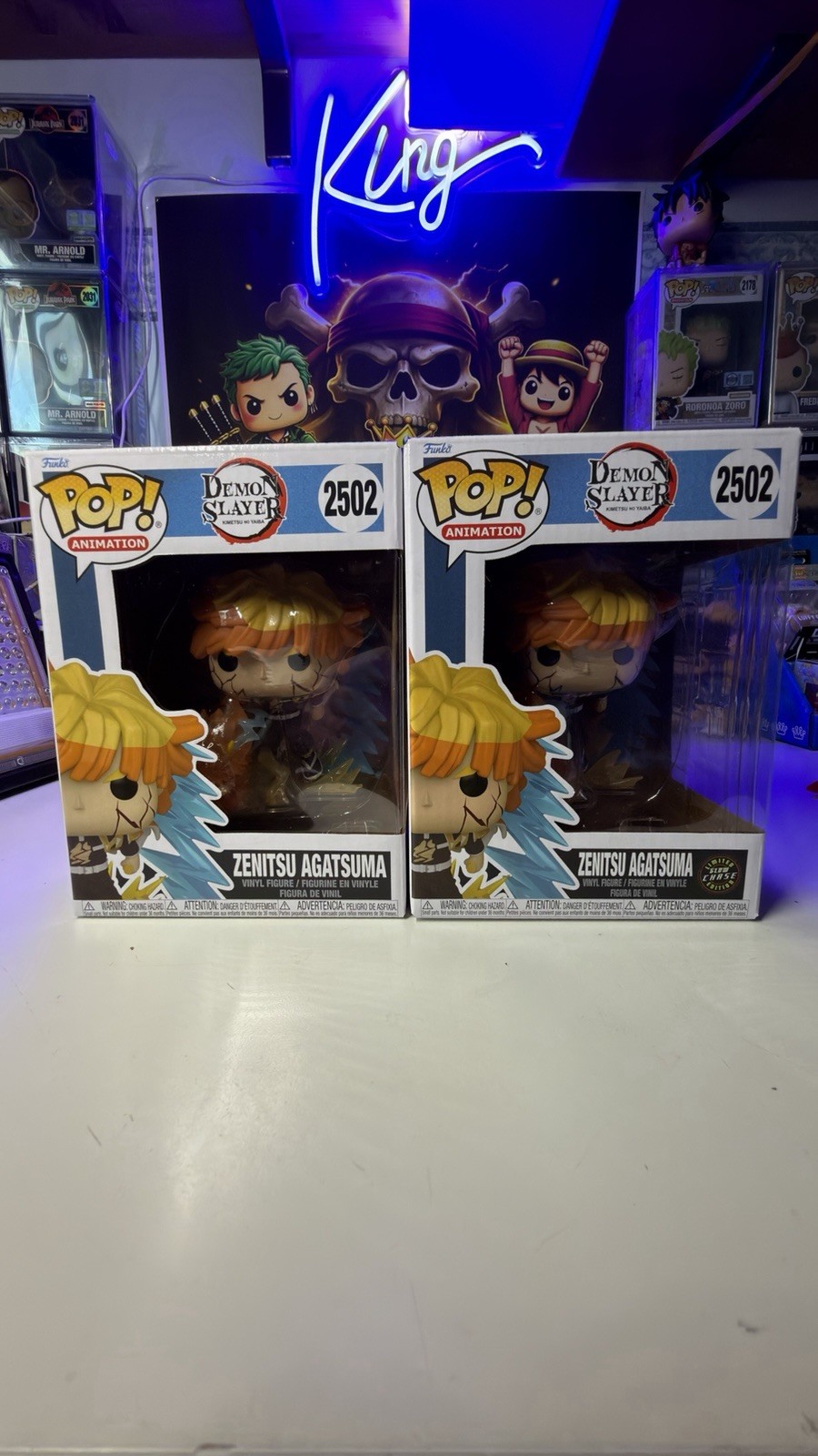 Funko Pop Bundle Zenitsu Agatsuma 2502 GlowChase Demon Slayer
