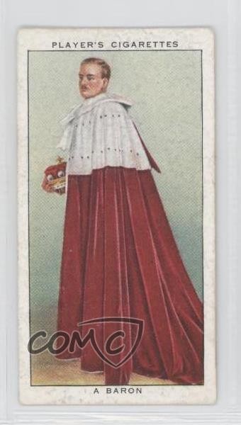 1937 Player's Coronation Series Ceremonial Dress Tobacco A Baron #12 8a7