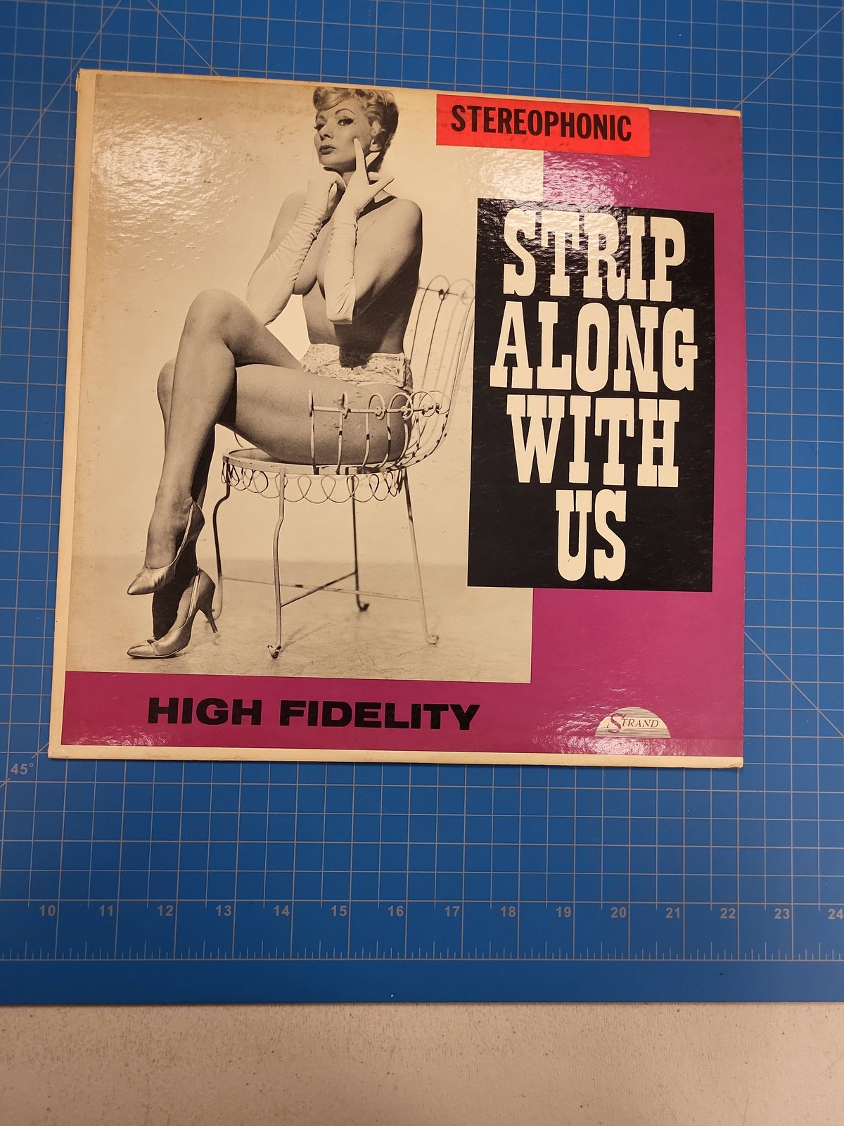 Strand Records Strip Along With Us LP SLS 1072 Vinyl Record Album Vintage Music