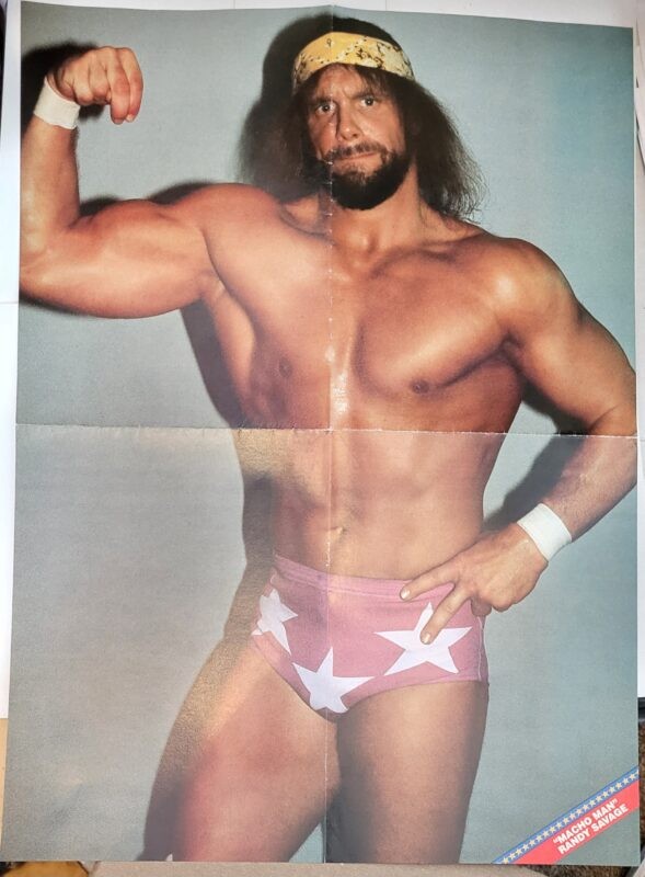 Macho Man Randy Savage Poster # 1 Randy Poffo WWF WWE WCW Heavyweight Champion x