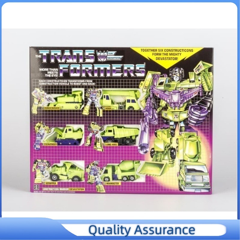 New TRANSFORM G1 Reissue Devastator Brand Boxed Gift Set Free Shipping