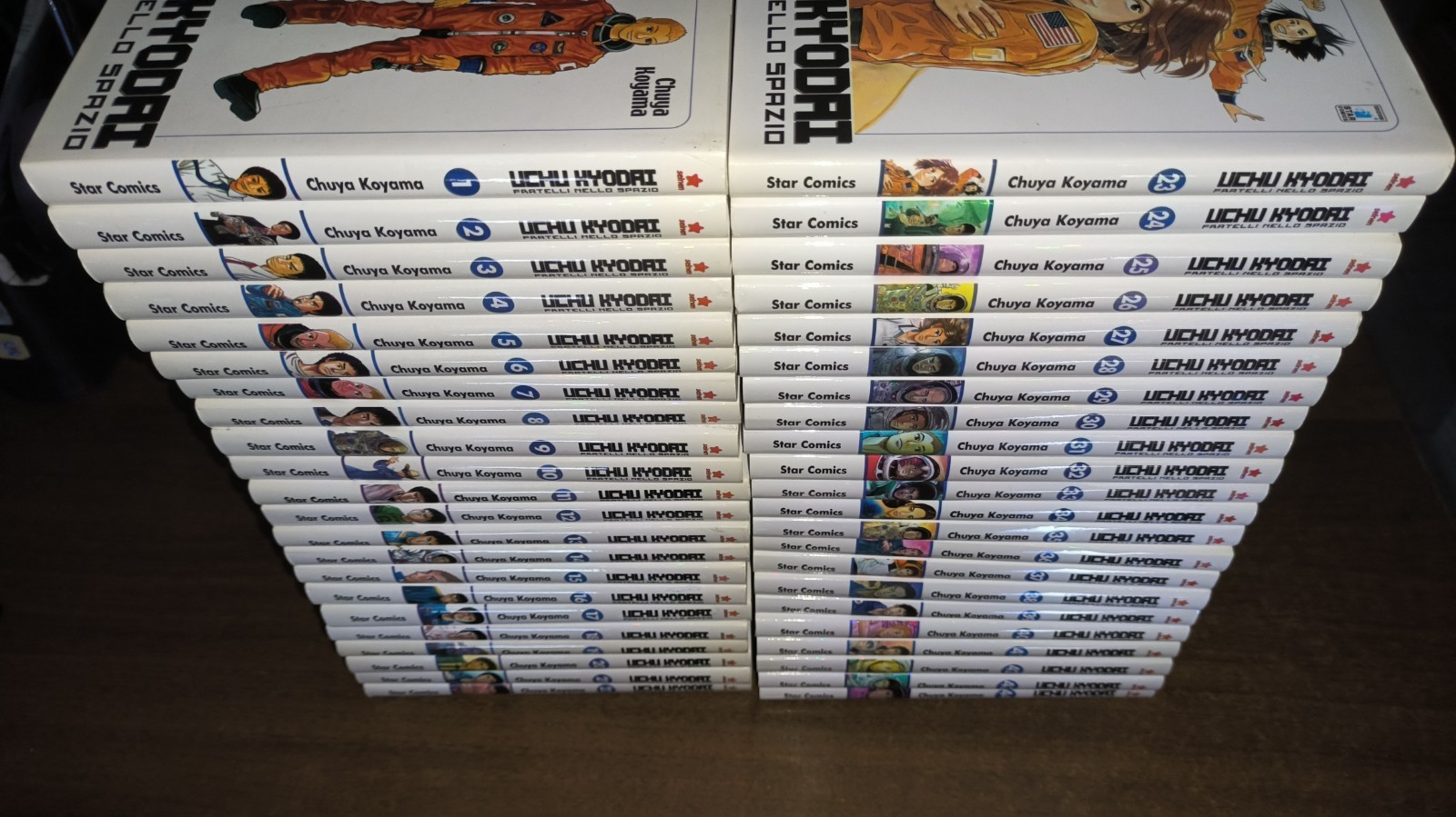 UCHU KYODAI FRATELLI NELLO SPAZIO SEQUENZA COMPLETA 1/44 STAR COMICS MANGA