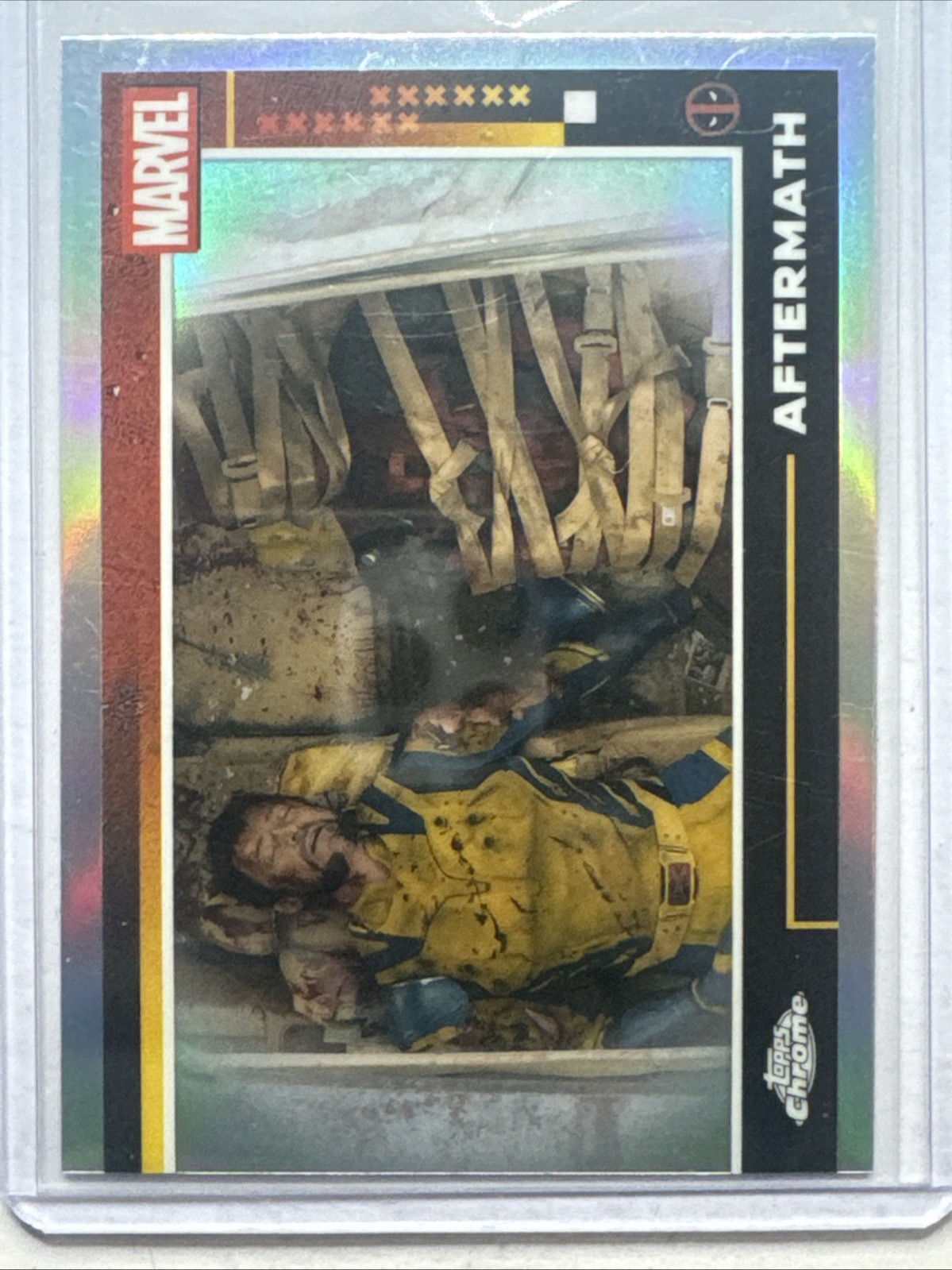 Aftermath 2025 Topps Chrome Deadpool Multiverse e altro base rifrattore #76