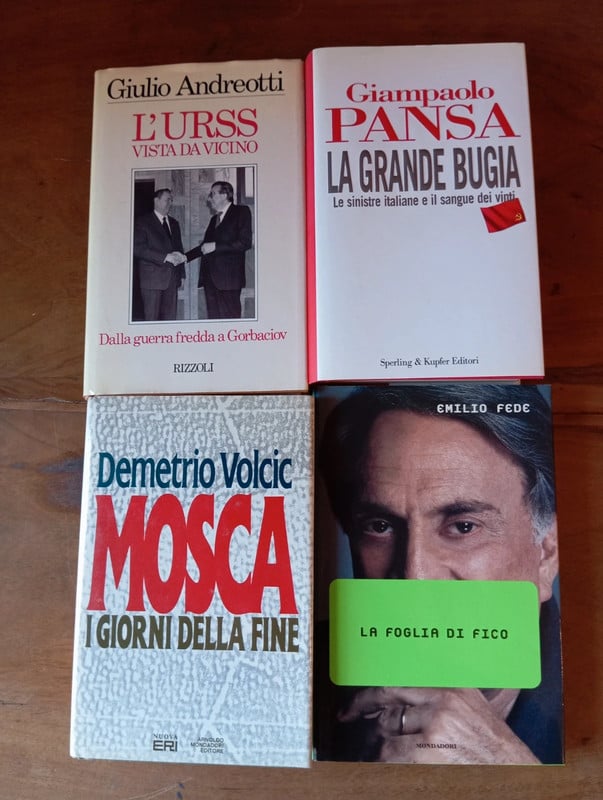 Lotto di nove libri di saggistica