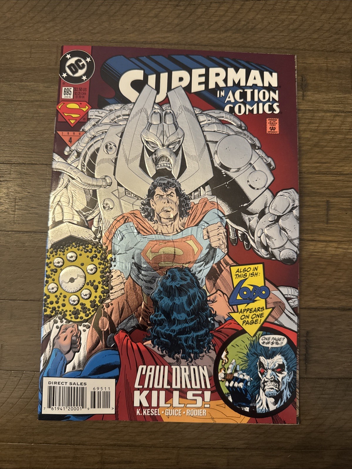 Superman in Action Comics #695 (Edizione da Collezione in rilievo) - 1994 - DC Comics
