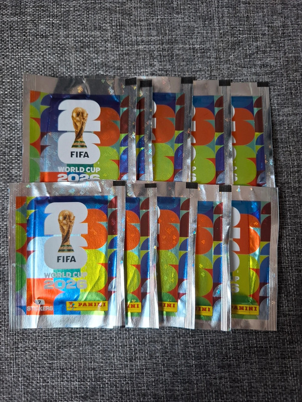 10x Panini FIFA World Cup 2026 Sticker Tüten   Neu, original verschlossen
Beschreibung: