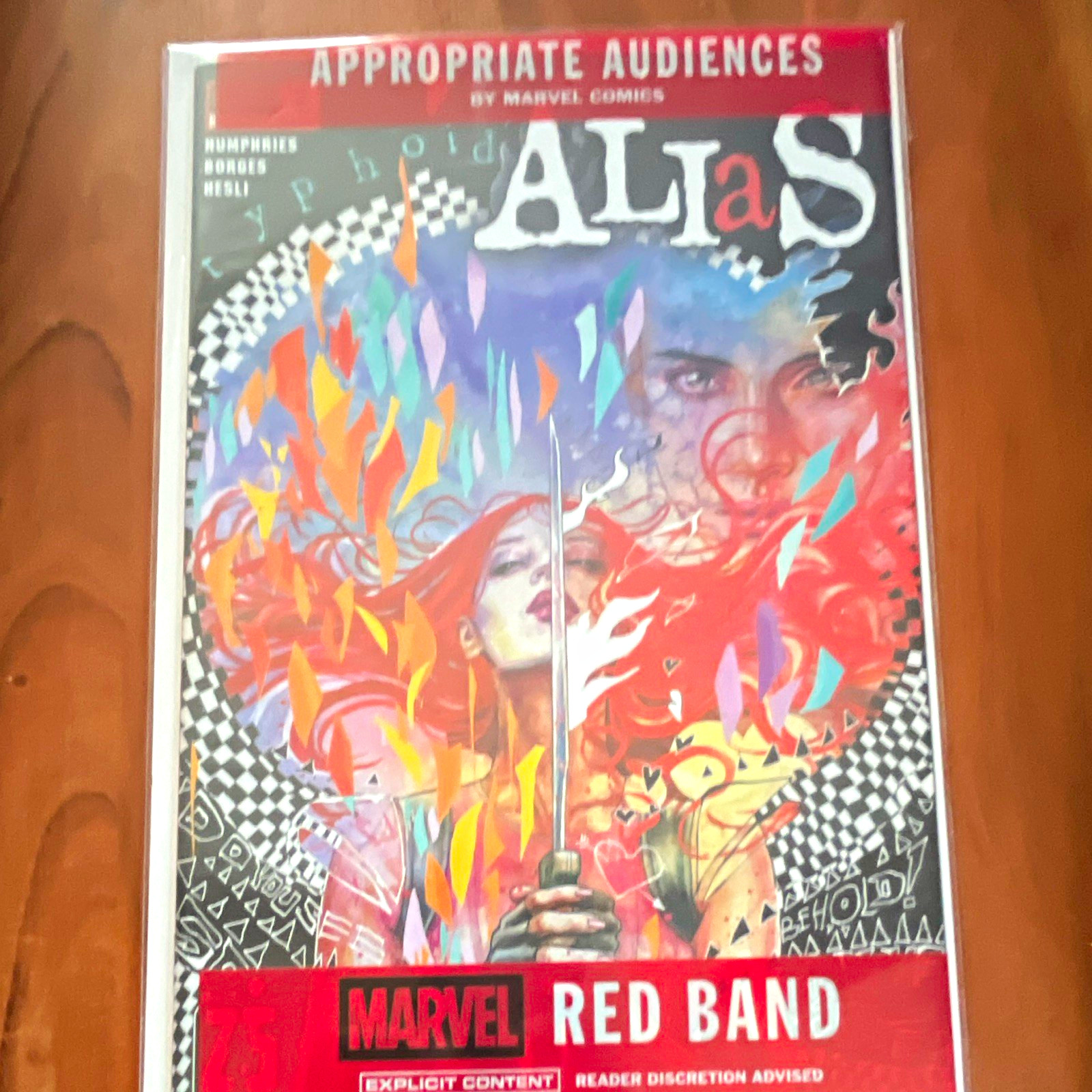 Alias: Jessica Jones Red Band #2 - bellissima copertina di David Mack. Mai letto.