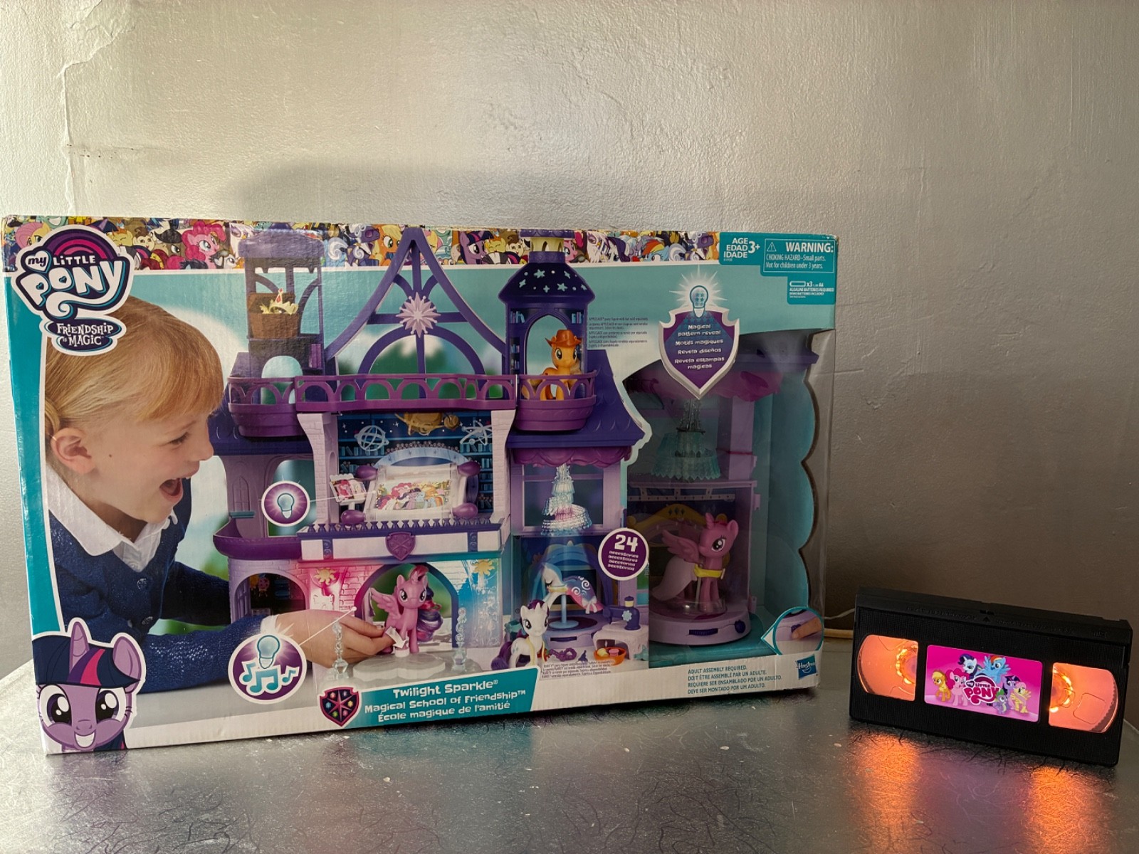 Castello My Little Pony Twilight Sparkle Scuola Magica dell'Amicizia Nuovo con scatola MLP