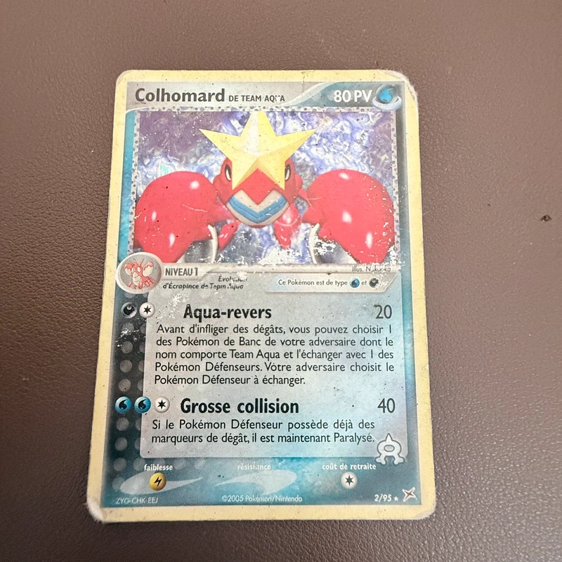 Colhomard 2/95 reverse Ex Team Magma vs Team Aqua