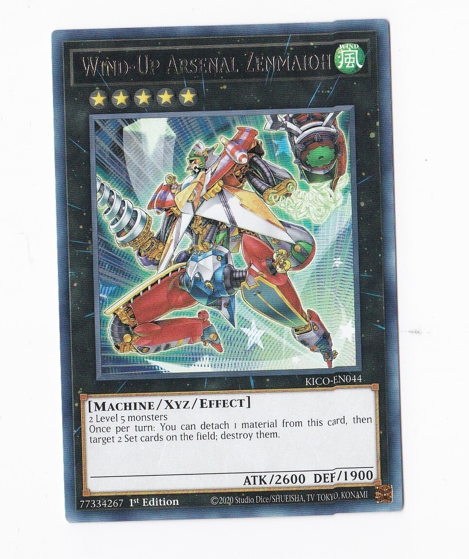 2020 Konami YuGiOh! 1st Edition - Wind-UP Arsenal Zenmaioh KICO-EN0
