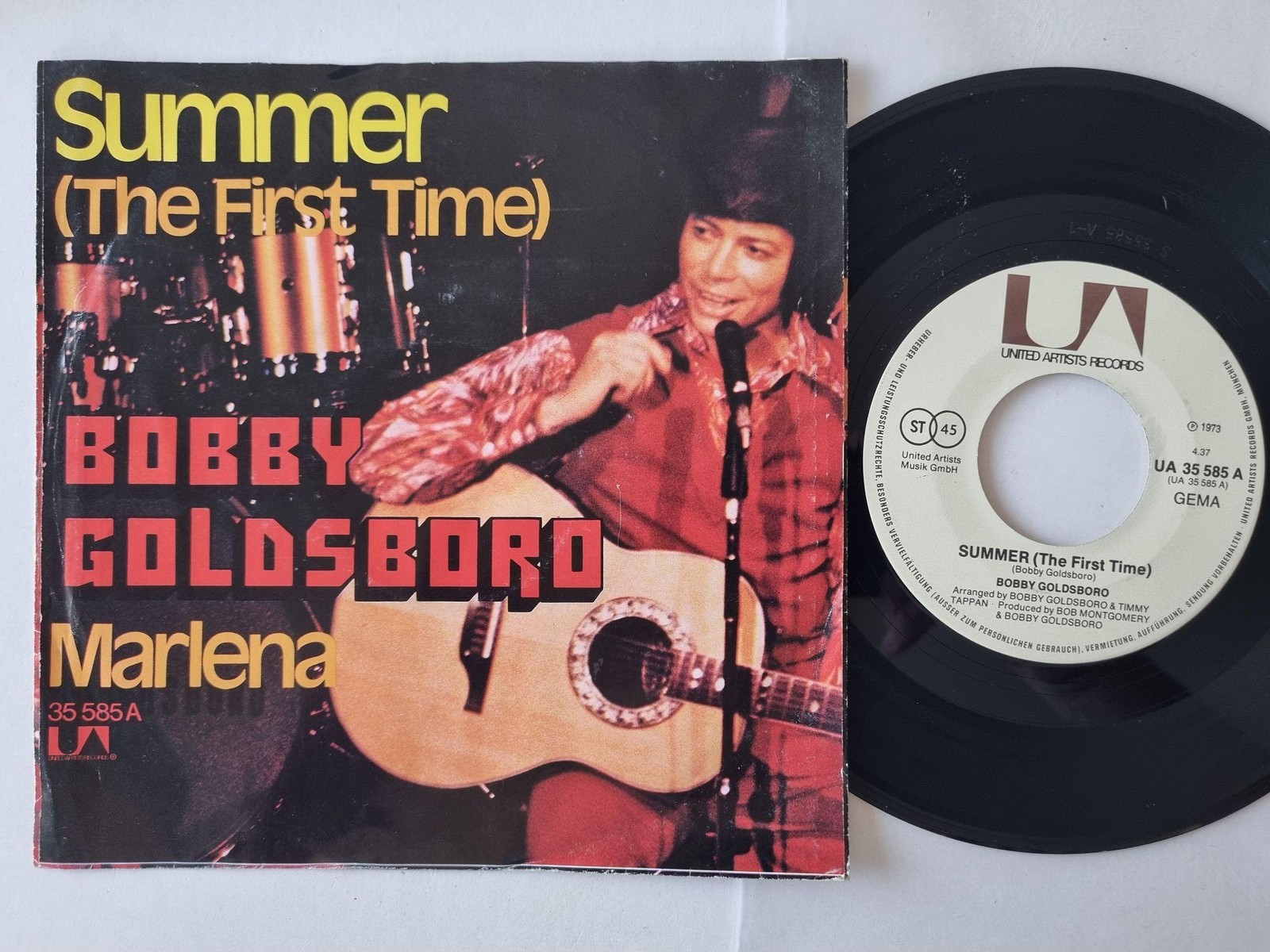Bobby Goldsboro - Summer (The First Time) 7'' Vinyl Germany