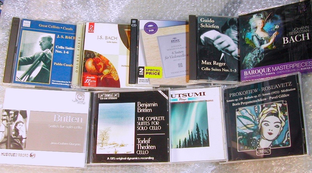 All 13 masterpiece cello sonata CDs set!! Collection release/Bach Solo Cello