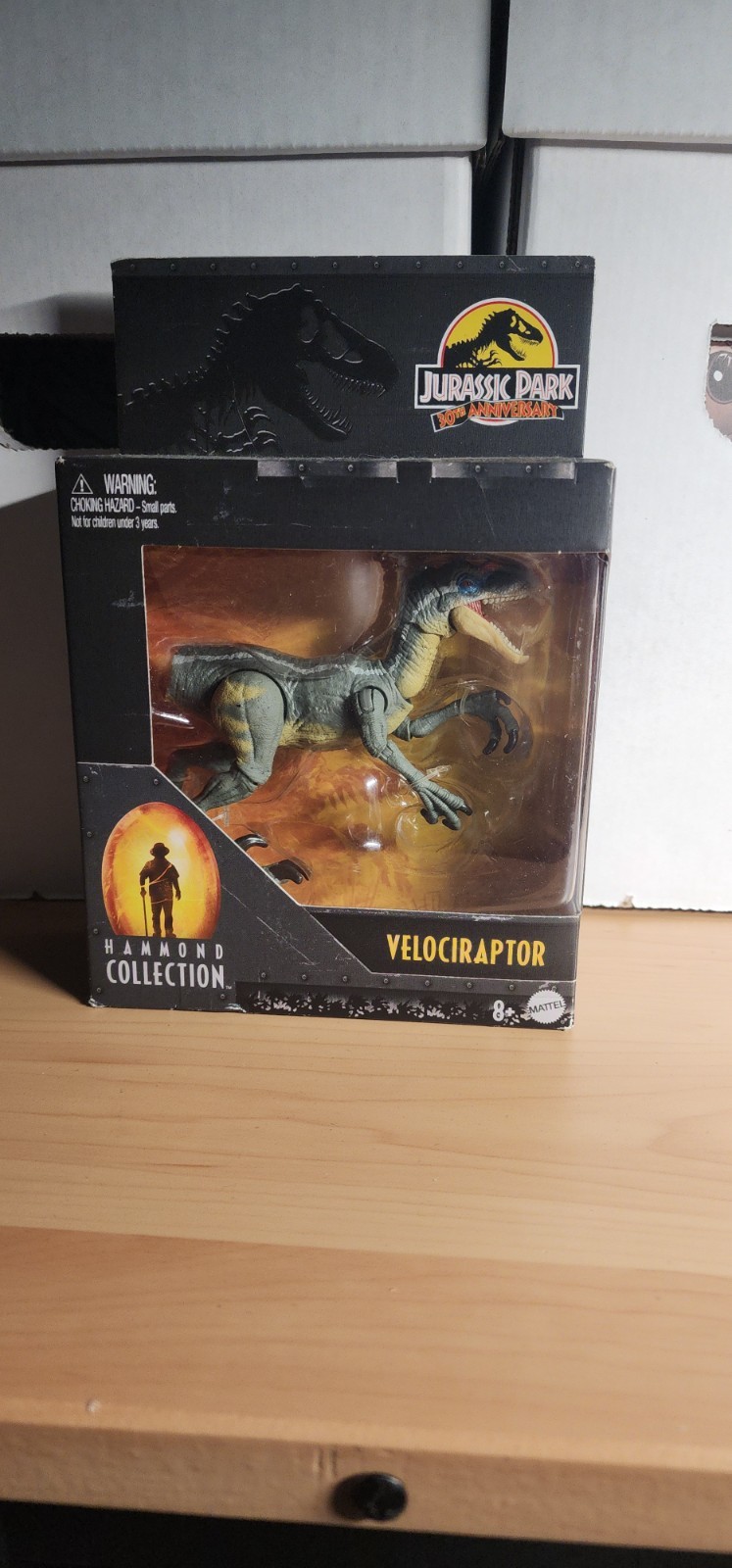 VELOCIRAPTOR - Jurassic World Park 30th JP 3 III Hammond Collection Dinosaur