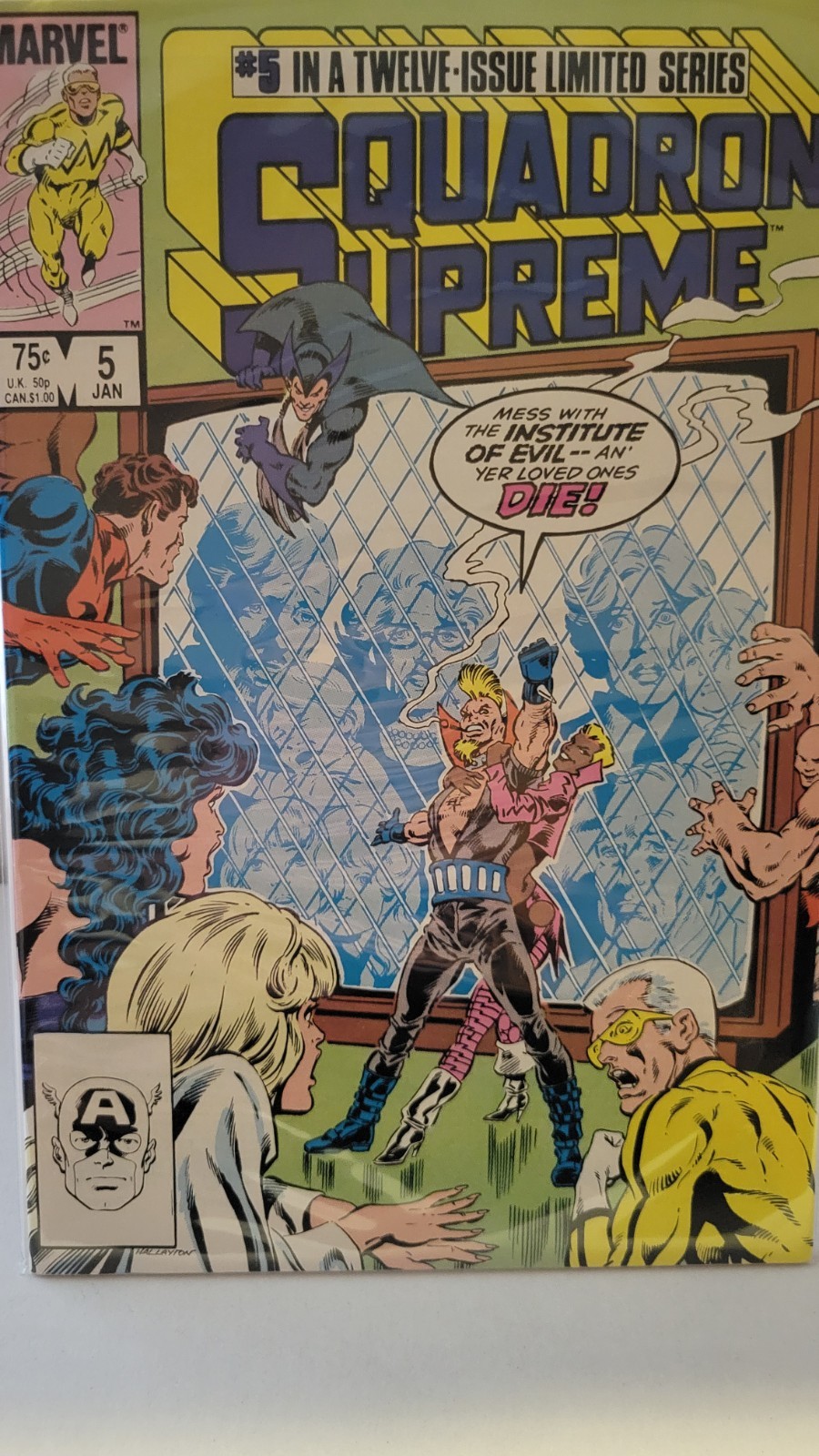 Squadron Supreme #5 in 12 numeri serie limitata Marvel Comics 1986