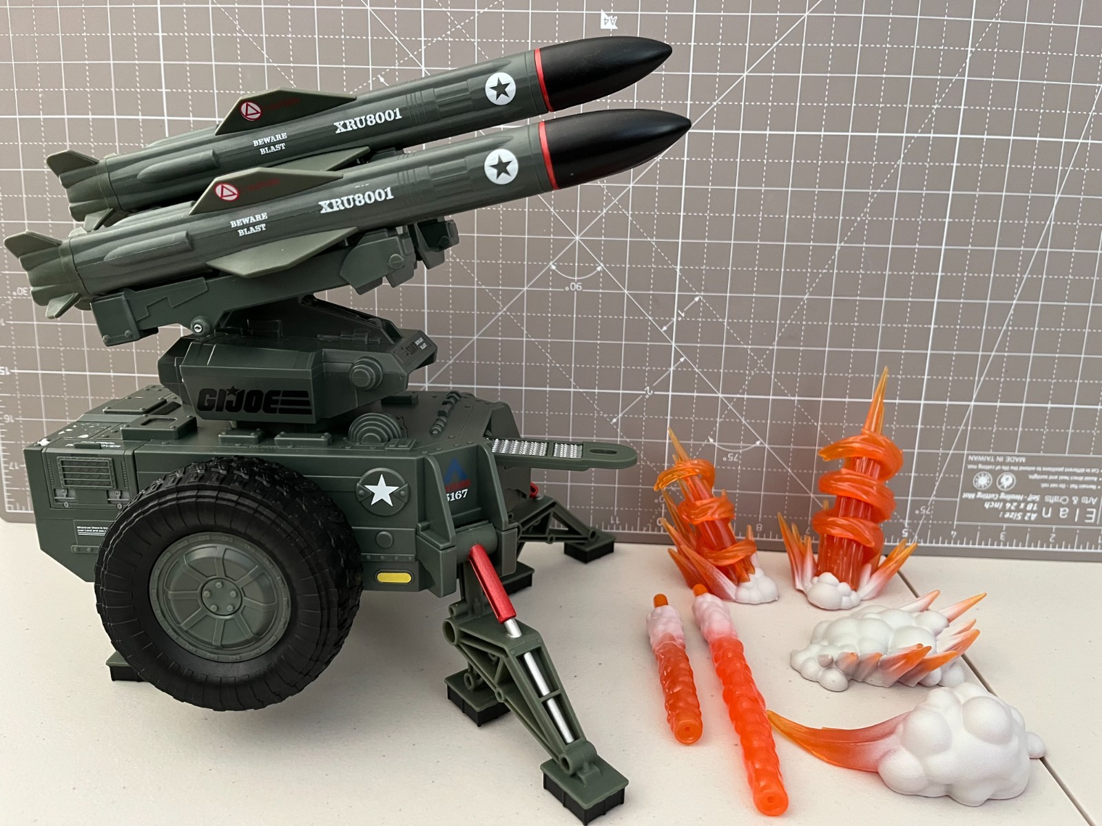GI JOE CLASSIFIED 182 MOBILE MISSILE SYSTEM M.M.S. No Hawk Figure Included