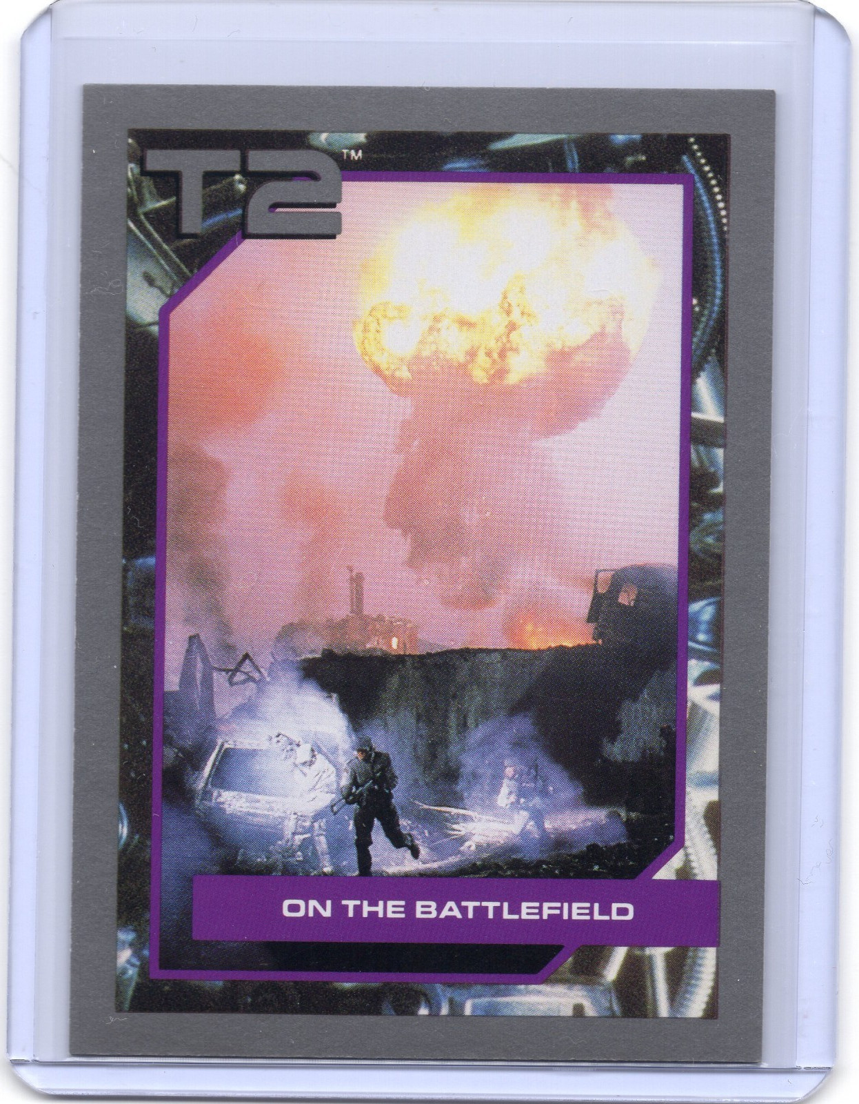 1991 Impel Terminator 2 #4 On The Battlefield Movie Card NM