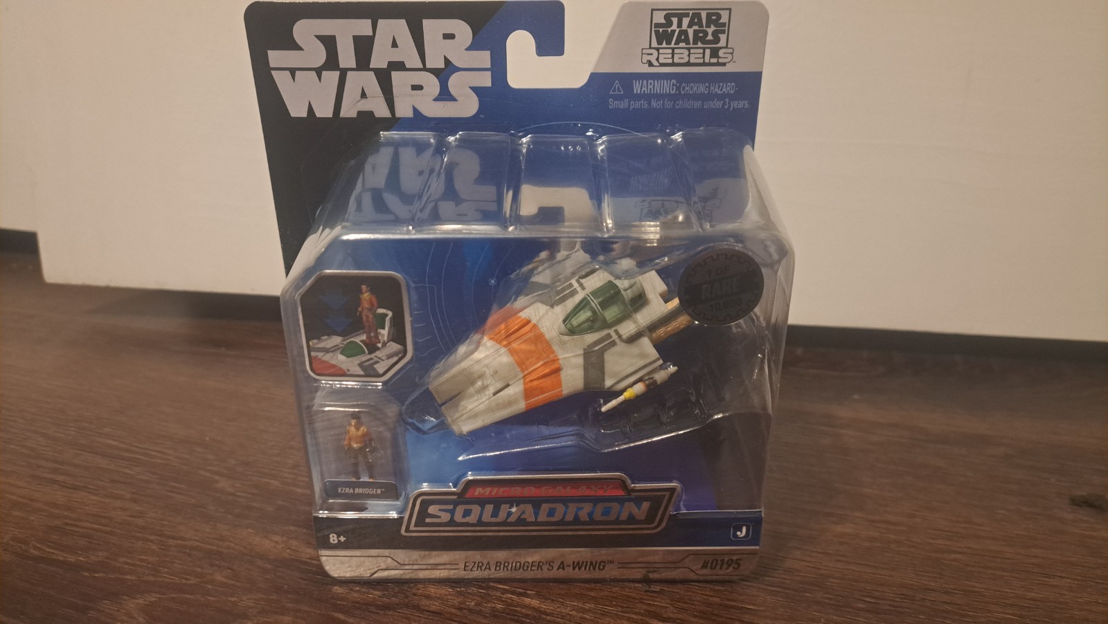 Star Wars Micro Galaxy Squadron EZRA BRIDGER'S A-WING Rare Chase 1 of 10,000