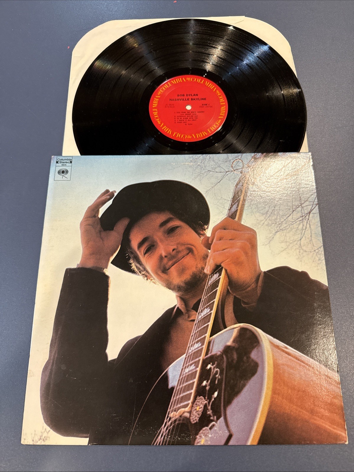 BOB DYLAN - Nashville Skyline Vintage LP Vinyl EX