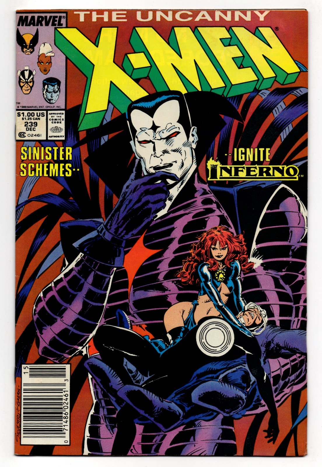 The Uncanny X-Men 239 ottime condizioni