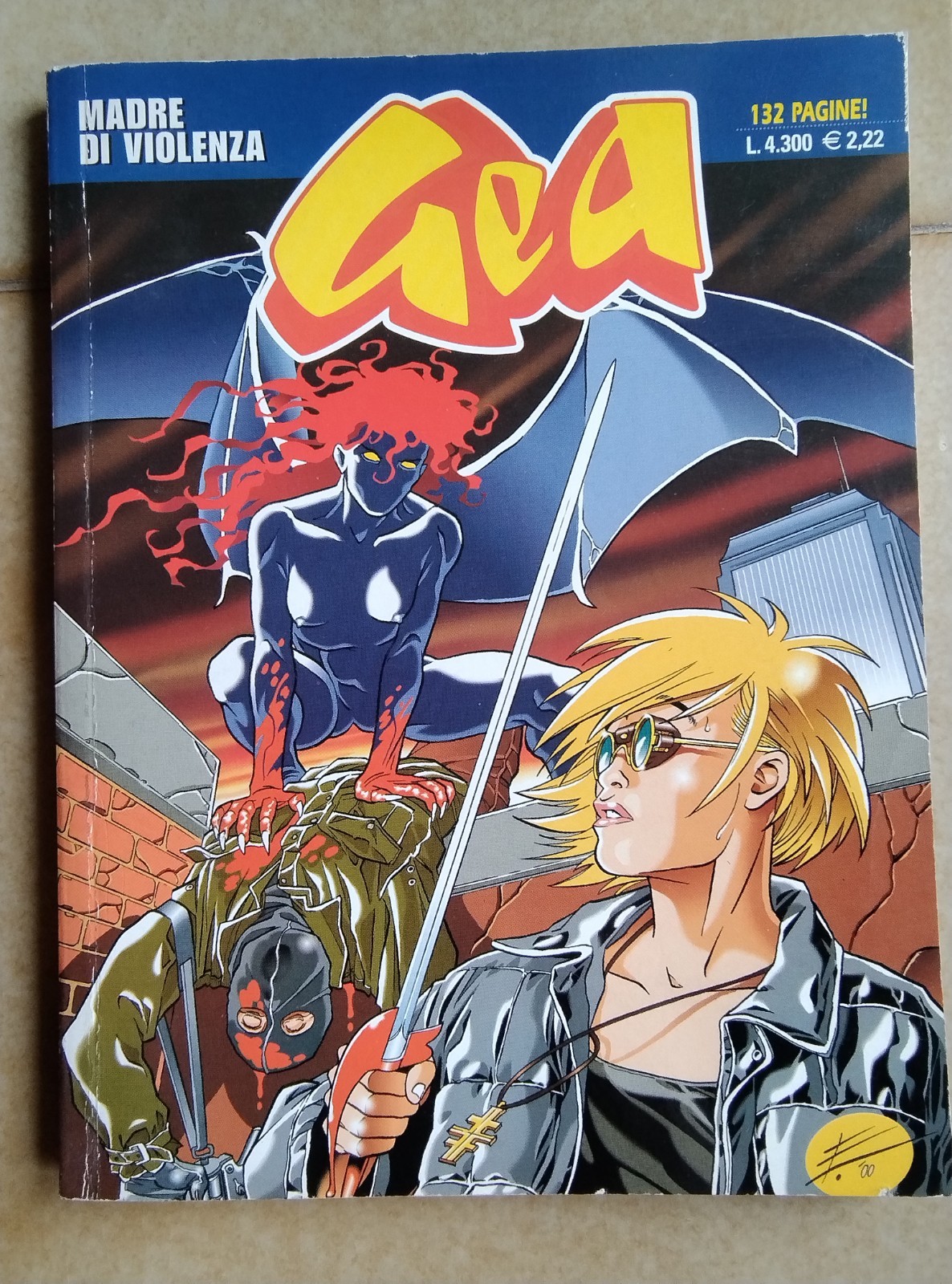 Fumetto Gea n. 4 -Madre di violenza  -Ed. Bonelli - 2000 - Luca Enoch