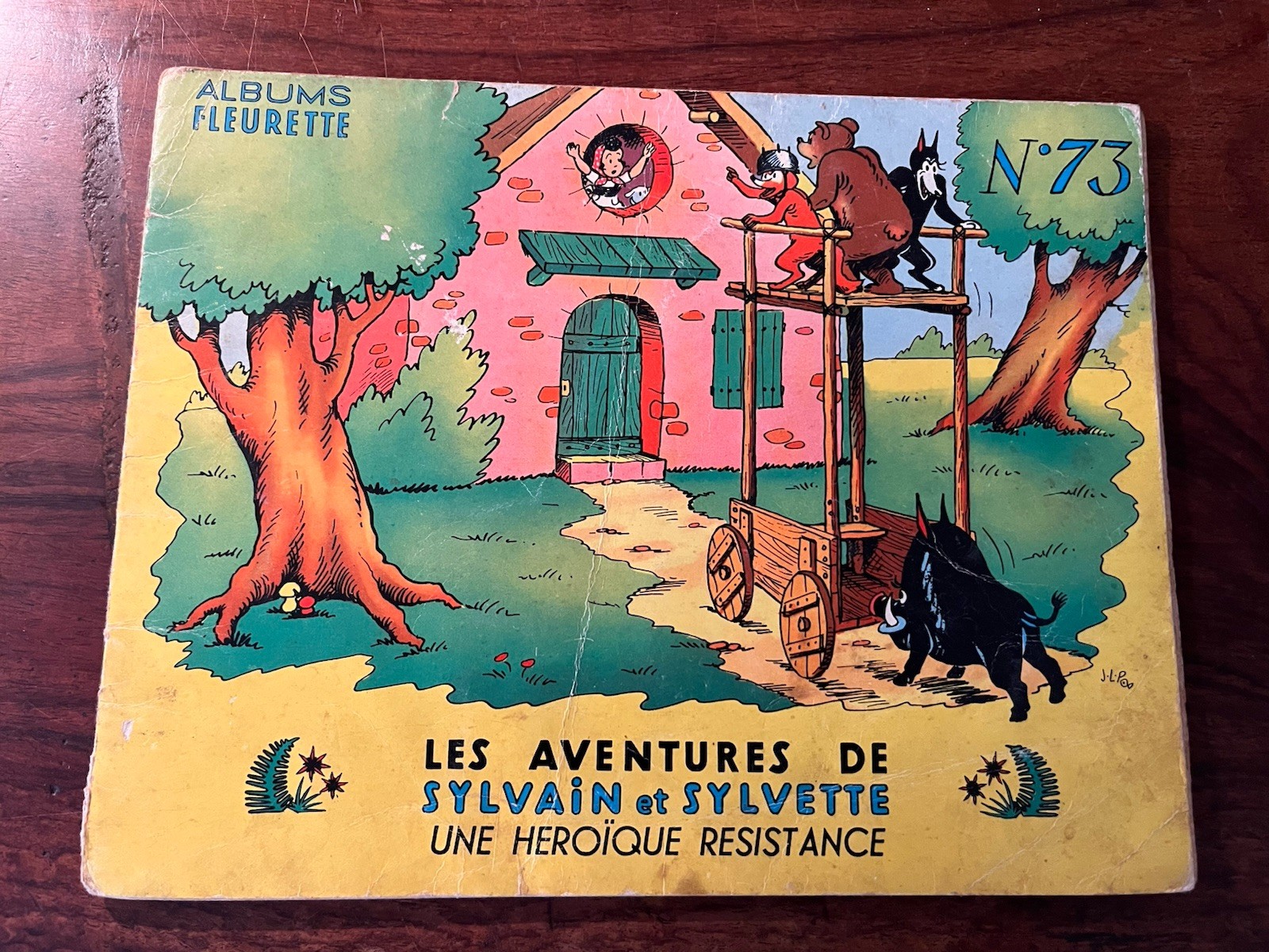 ALBUMS FLEURETTE/SYLVAIN ET SYLVETTE N°73/UNE HÉROÏQUE RÉSISTANCE 1965 EO