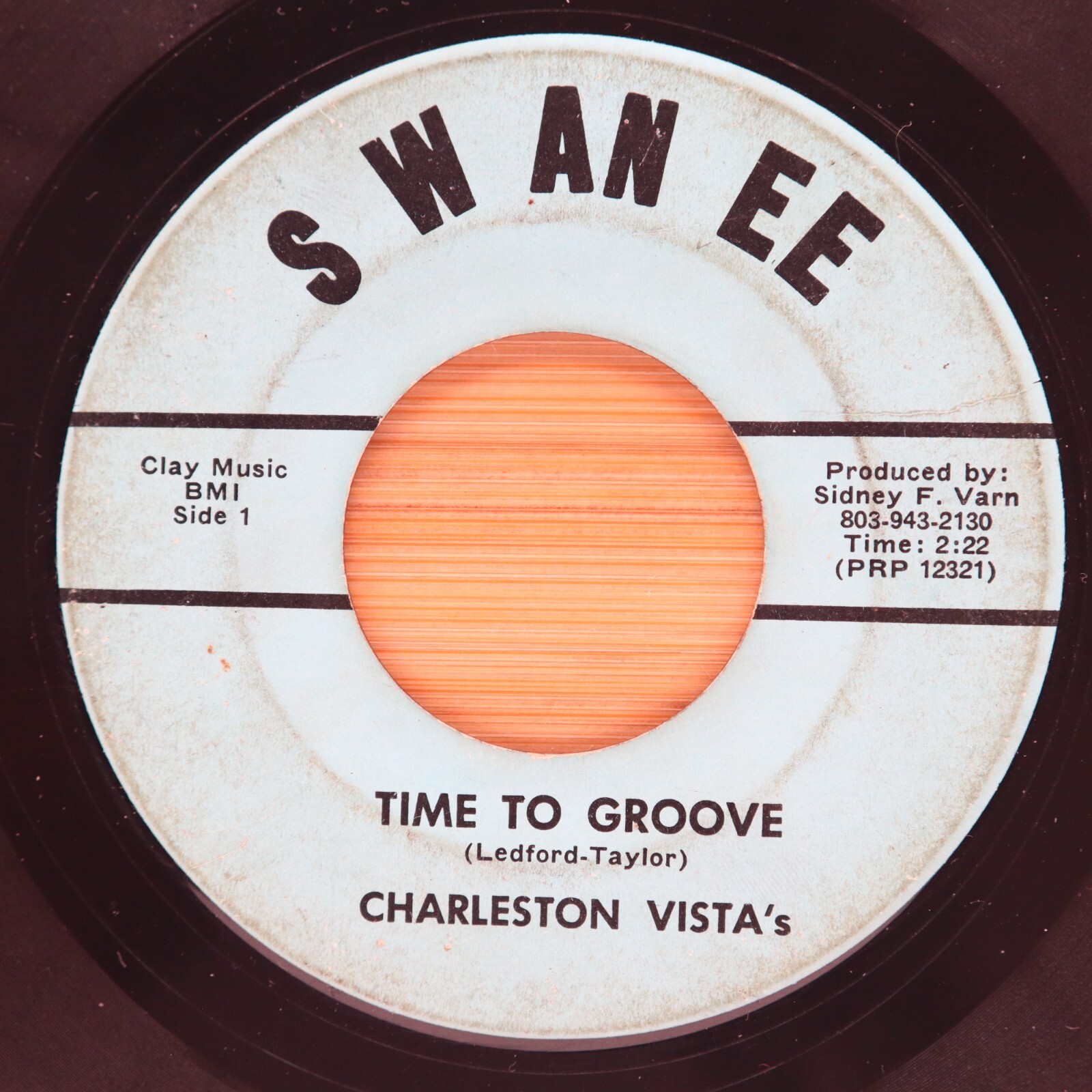 CHARLESTON VISTA'S - TIME TO GROOVE / YOU ARE MY SUNSHINE - SOUL 45 *HEAR*