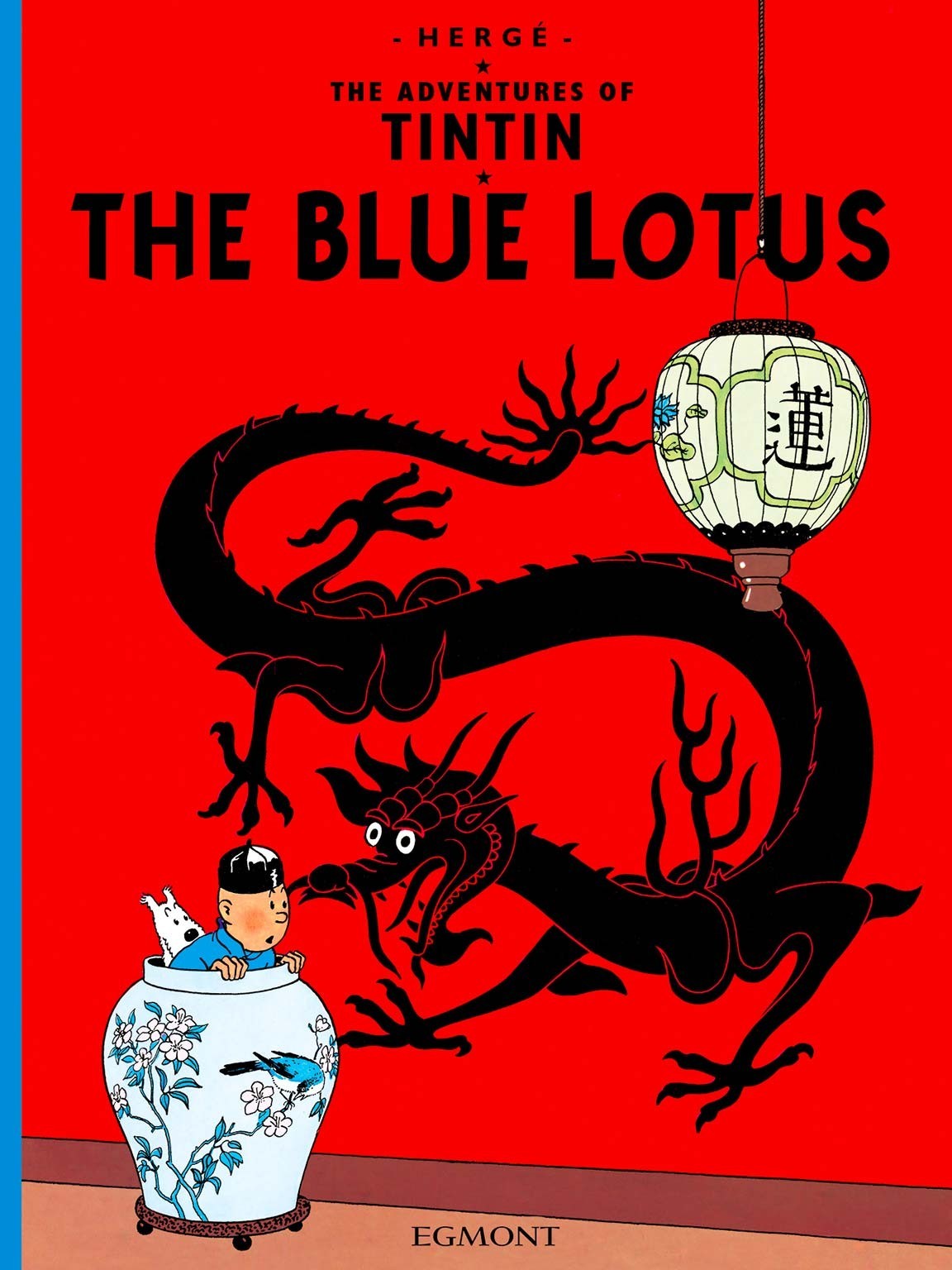Tintin The Blue Lotus Tim e Struppi Hergé copertina rigida inglese volume 5 nuovo