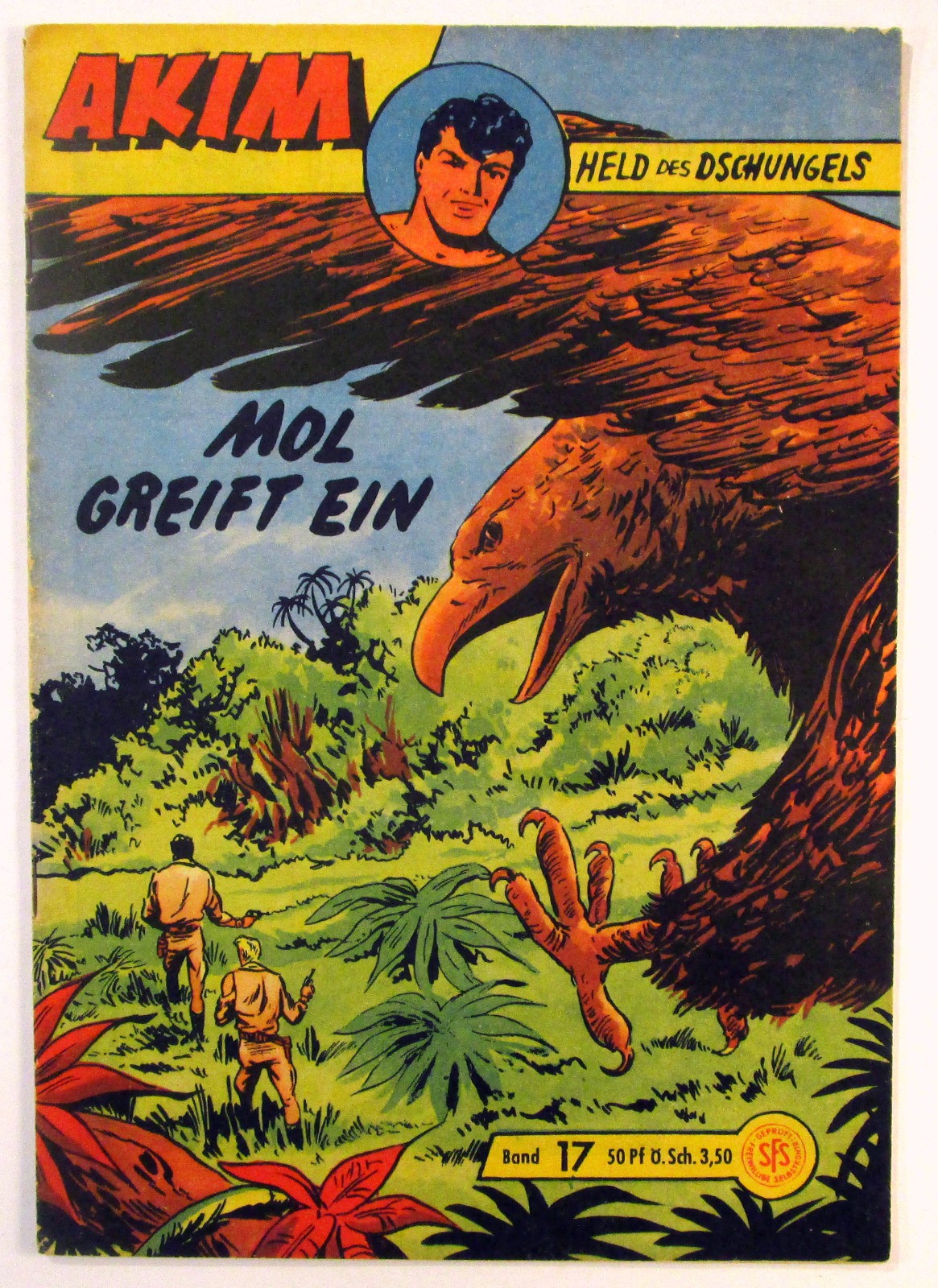 Akim Held grande volume # 17 Mol attacca una casa editrice originale Lehning 1958 Z da 1 a 2