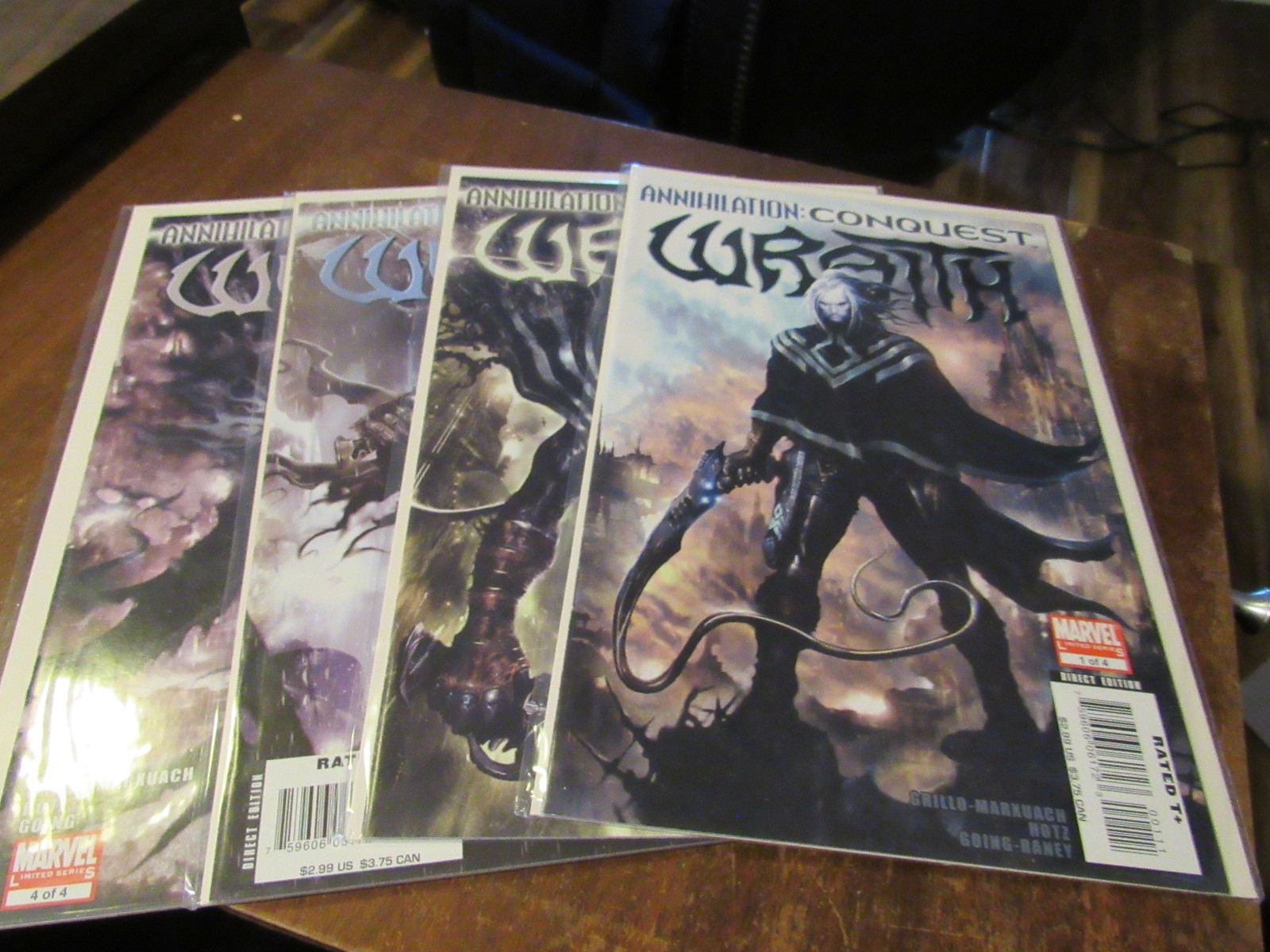 Wraith Annihilation Conquest #1 2 3 4 mini serie fumetti set 1-4 completo